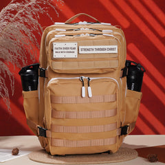 Faith-Inspired EDC Performance Backpack 45L - Toffee