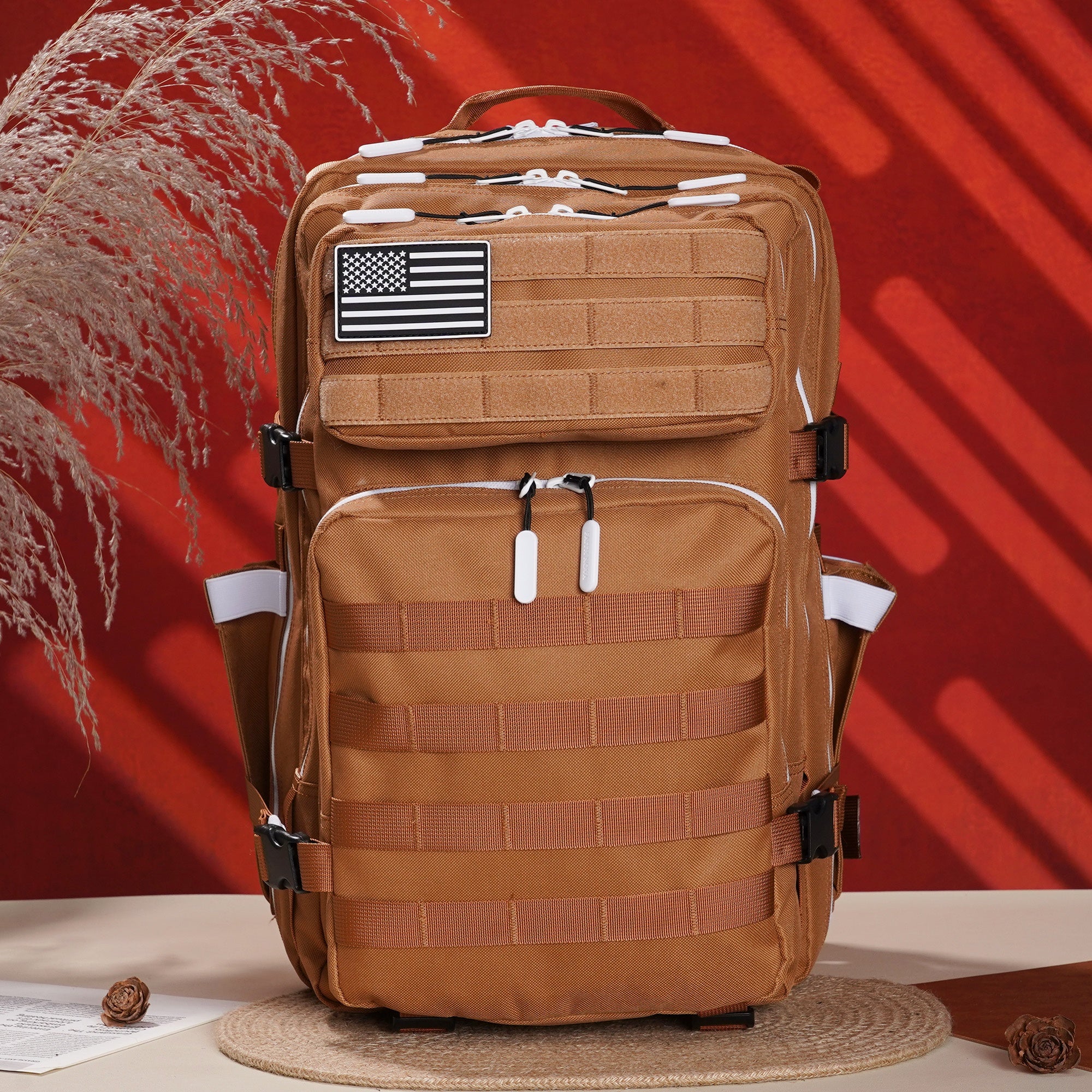 Faith-Inspired EDC Performance Backpack 45L - Cocoa