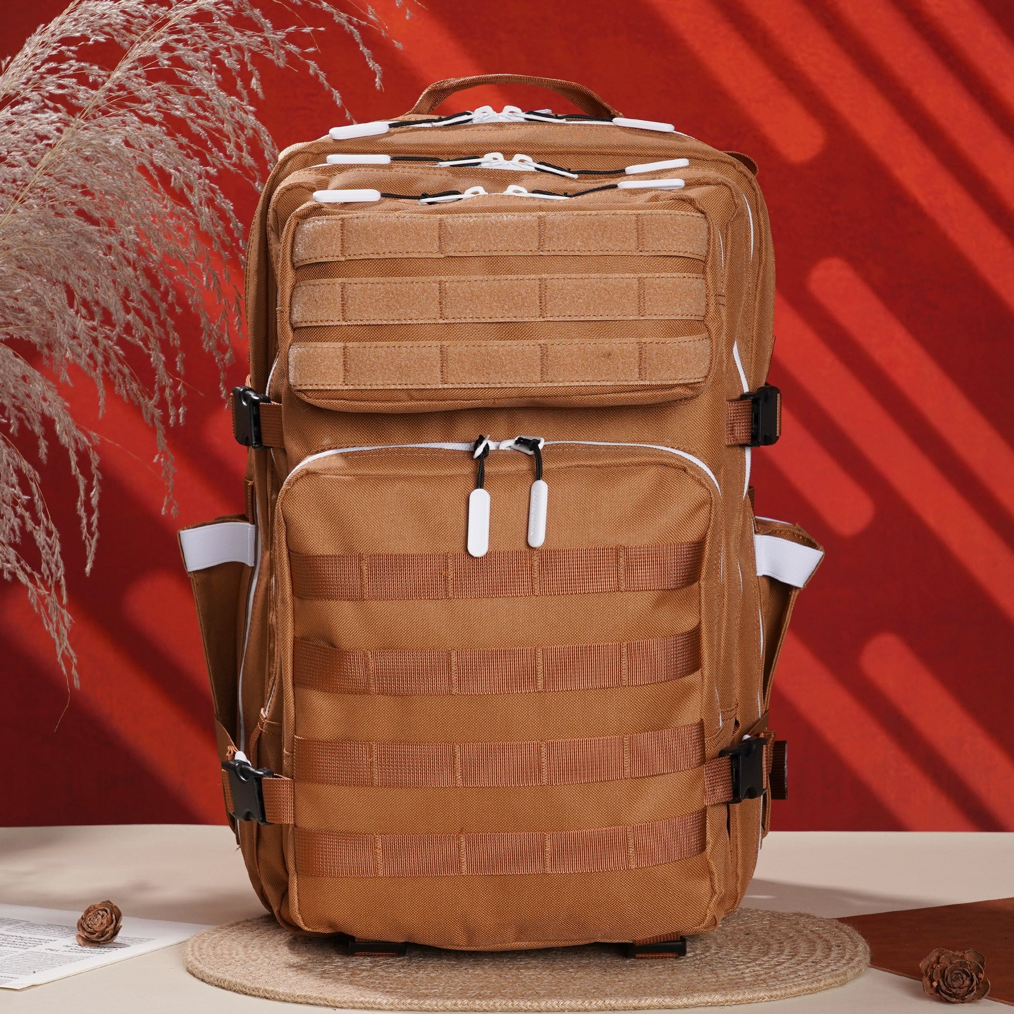 Faith-Inspired EDC Performance Backpack 45L - Cocoa
