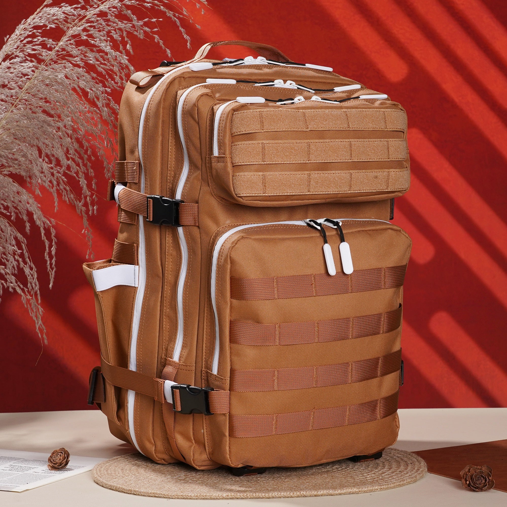 Faith-Inspired EDC Performance Backpack 45L - Cocoa