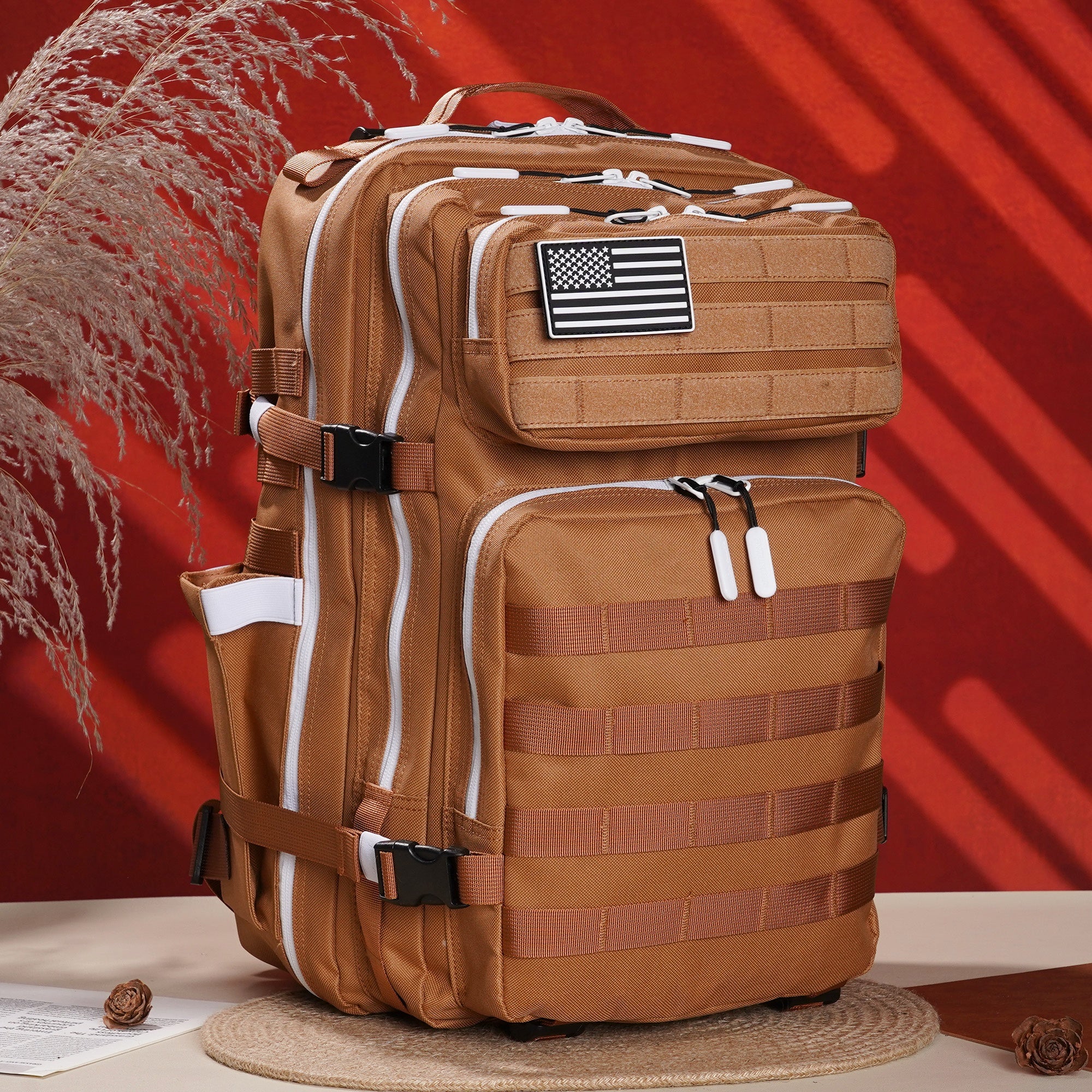 Faith-Inspired EDC Performance Backpack 45L - Cocoa