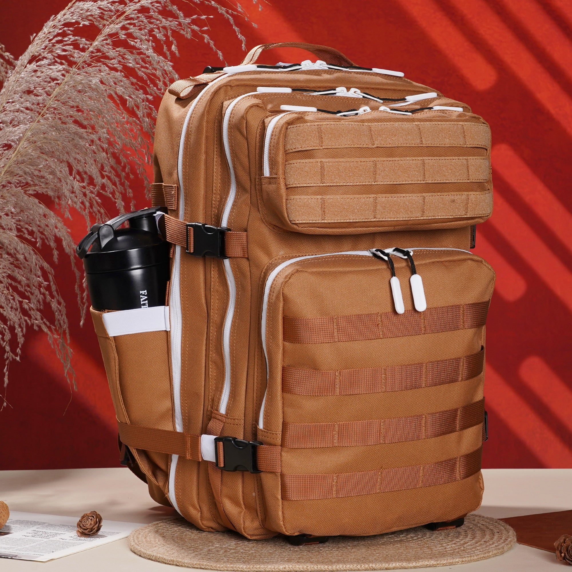 Faith-Inspired EDC Performance Backpack 45L - Cocoa