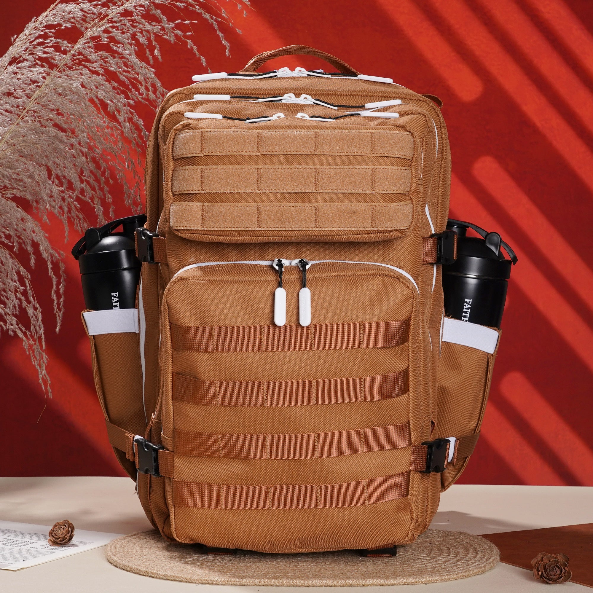 Faith-Inspired EDC Performance Backpack 45L - Cocoa