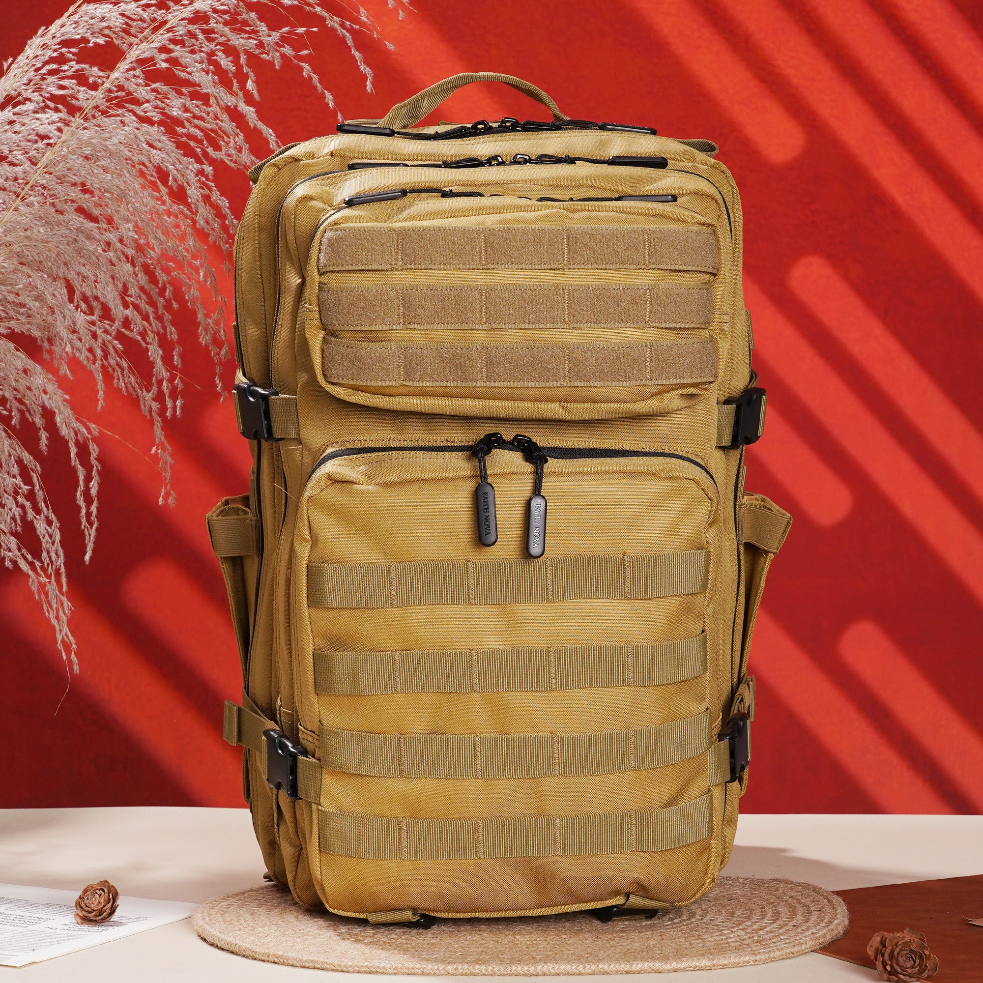 Faith-Inspired EDC Performance Backpack 45L - Khaki