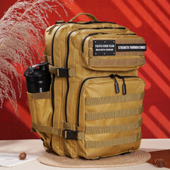 Faith-Inspired EDC Performance Backpack 45L - Khaki