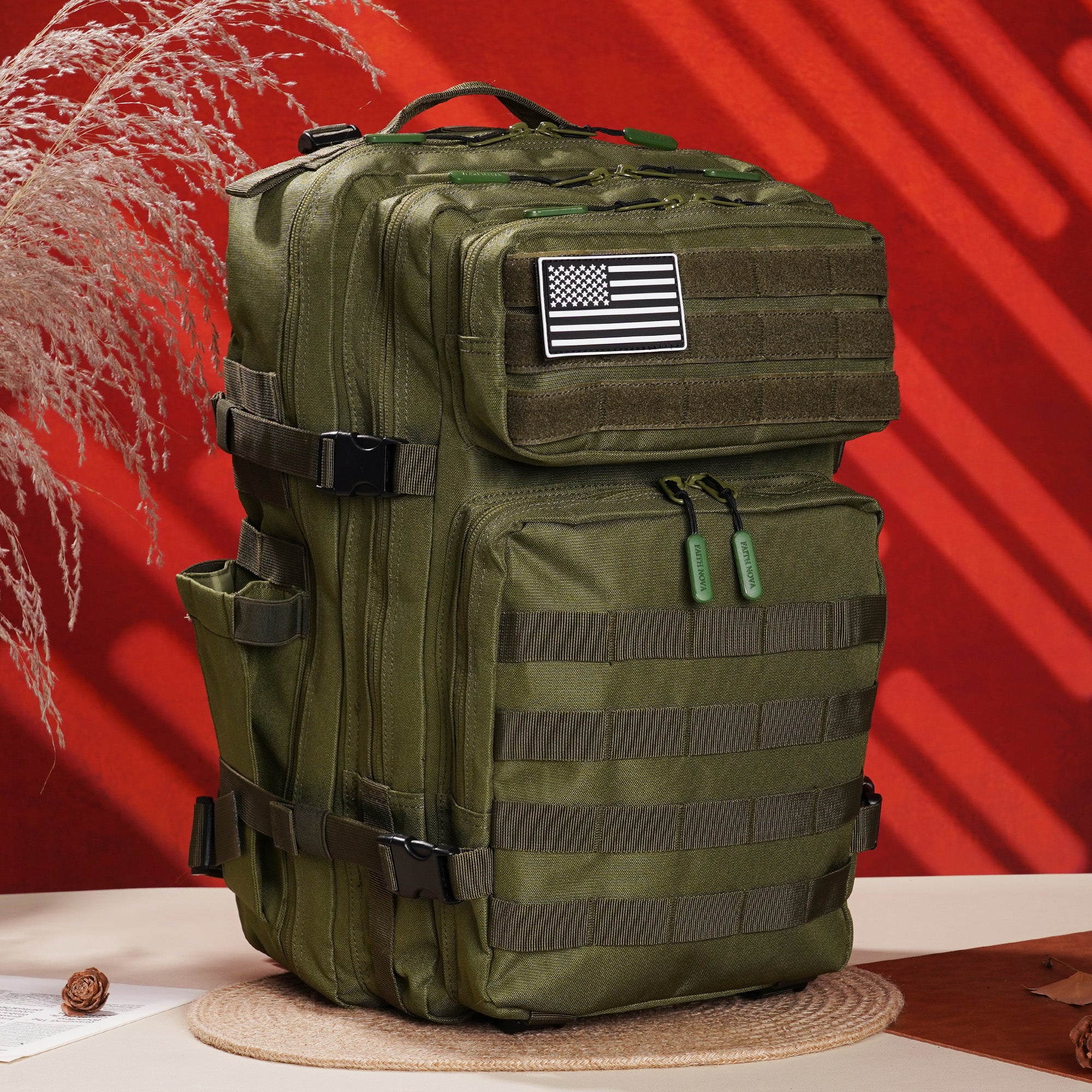 Faith-Inspired EDC Performance Backpack 45L - Green