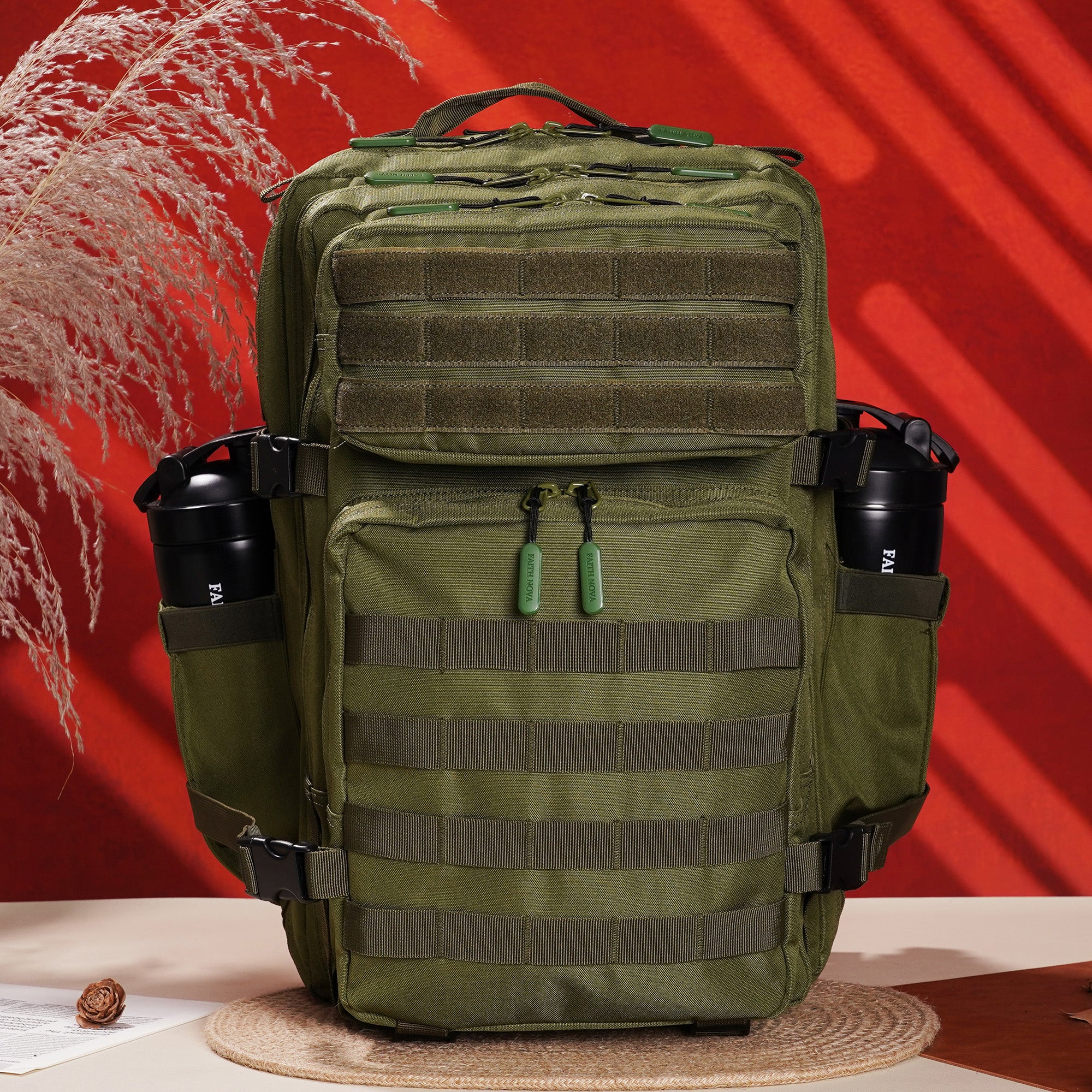 Faith-Inspired EDC Performance Backpack 45L - Green