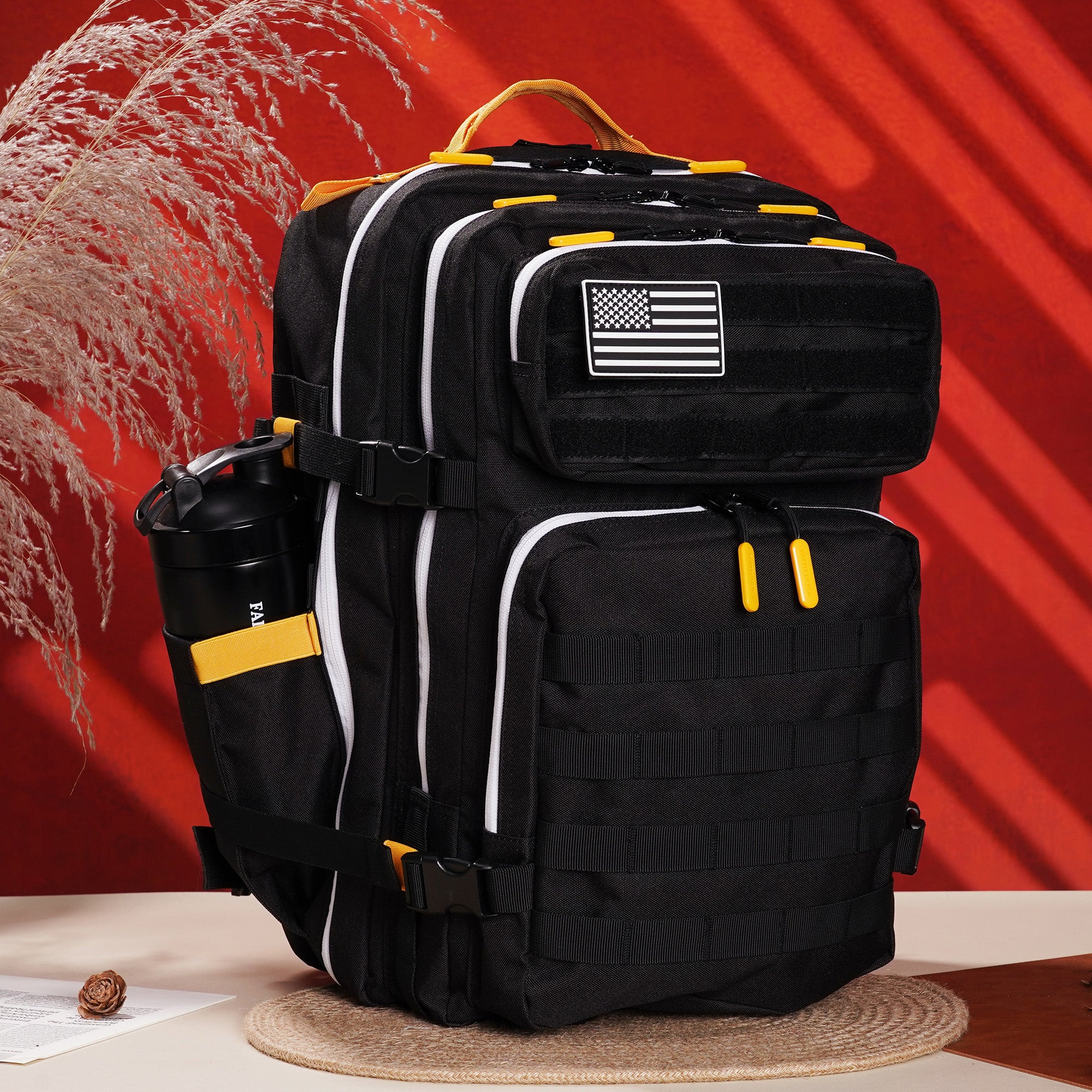 Hero Patch EDC Performance Backpack 35L / 45L - Black Orange