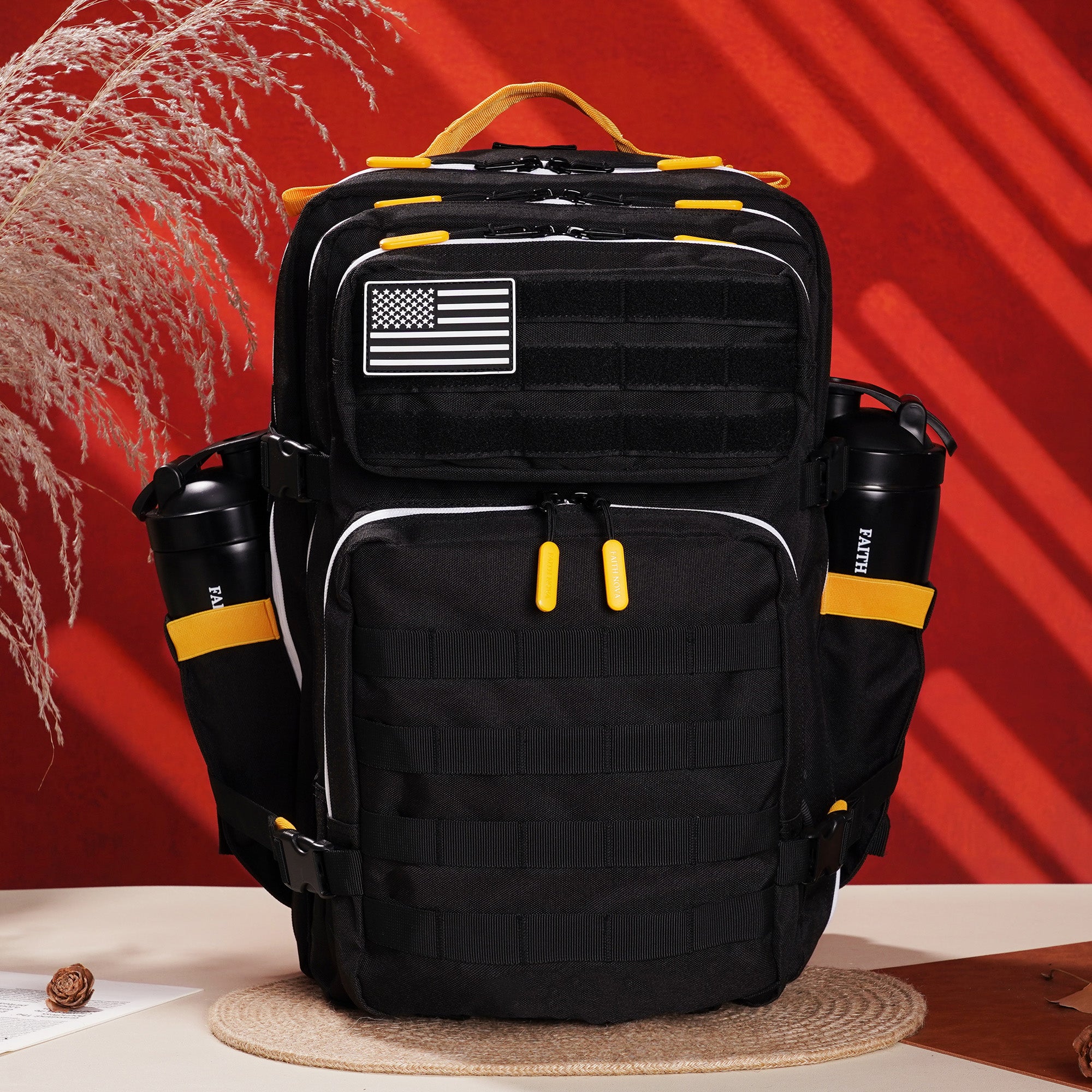 Hero Patch EDC Performance Backpack 35L / 45L - Black Orange
