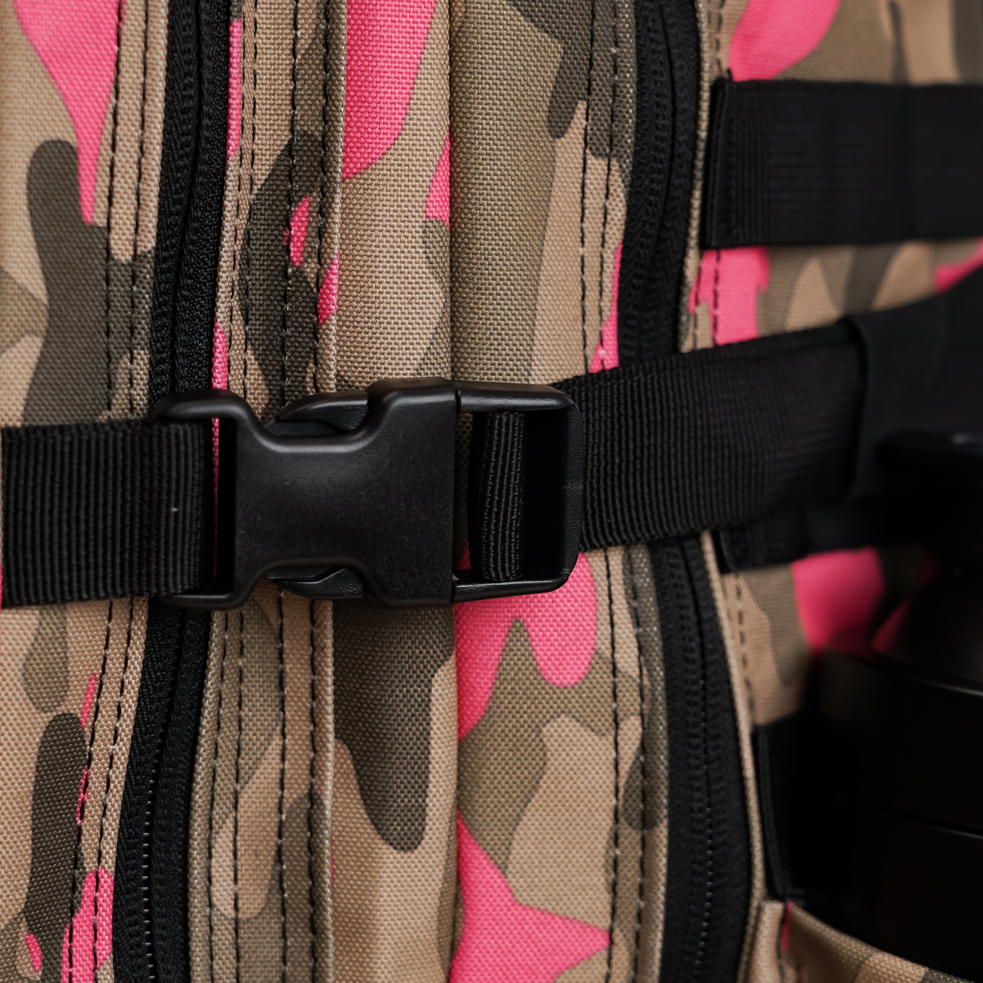 Mission 45L Active Backpack – Pink Camo Strike