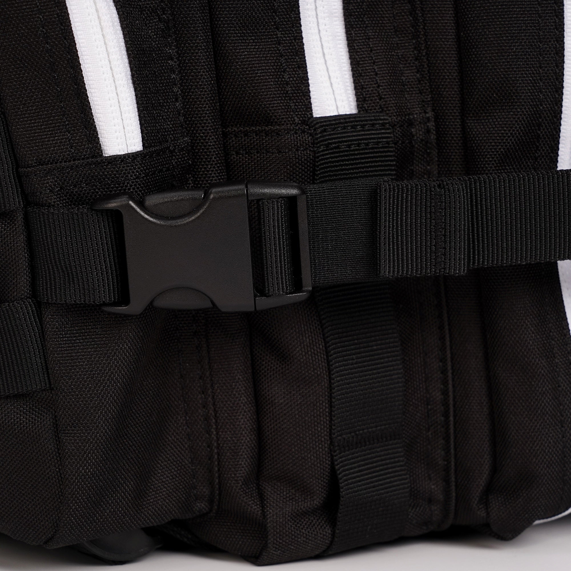 Faith-Inspired EDC Performance Backpack 45L - Black White Accent