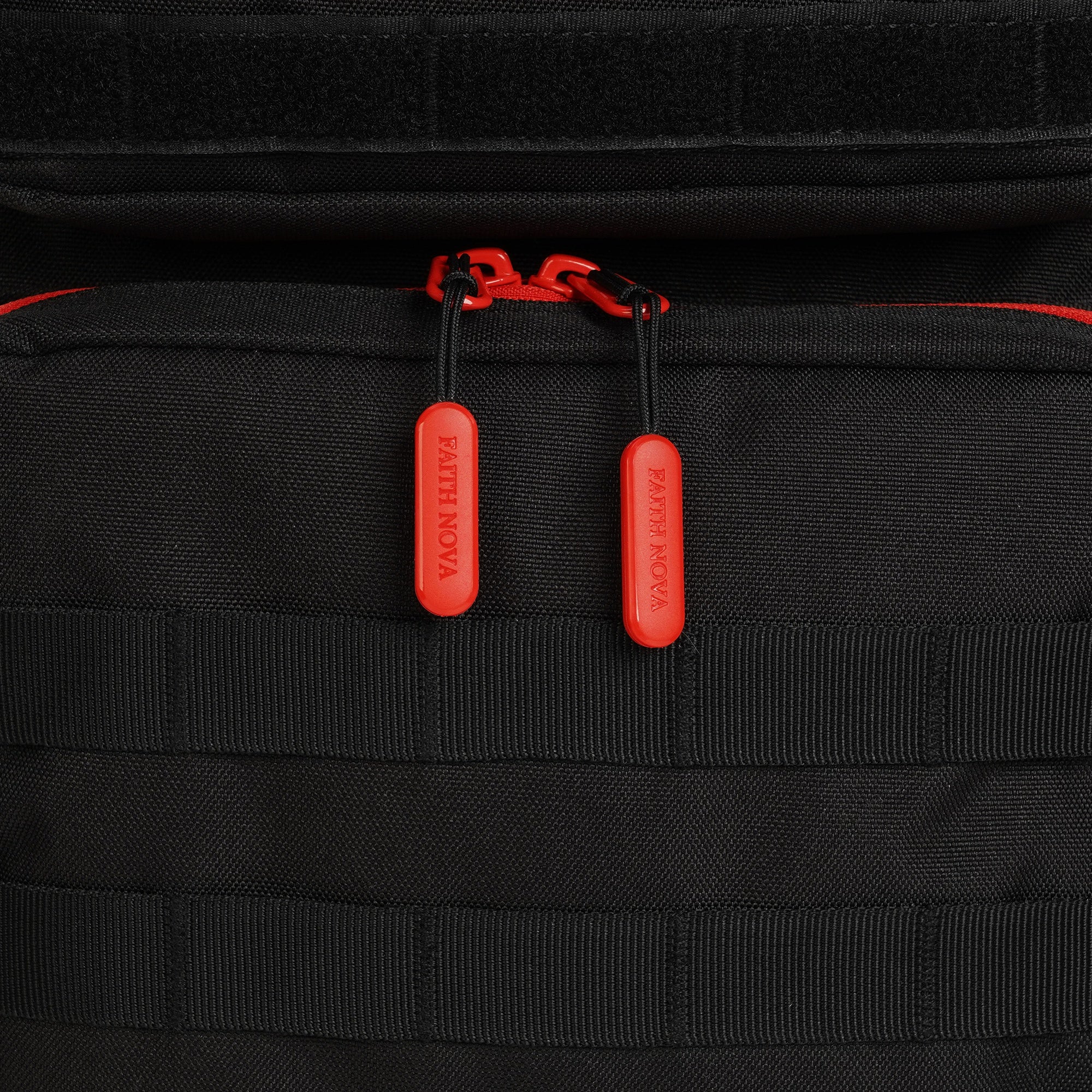 Faith-Inspired EDC Performance Backpack 35L - Black Red