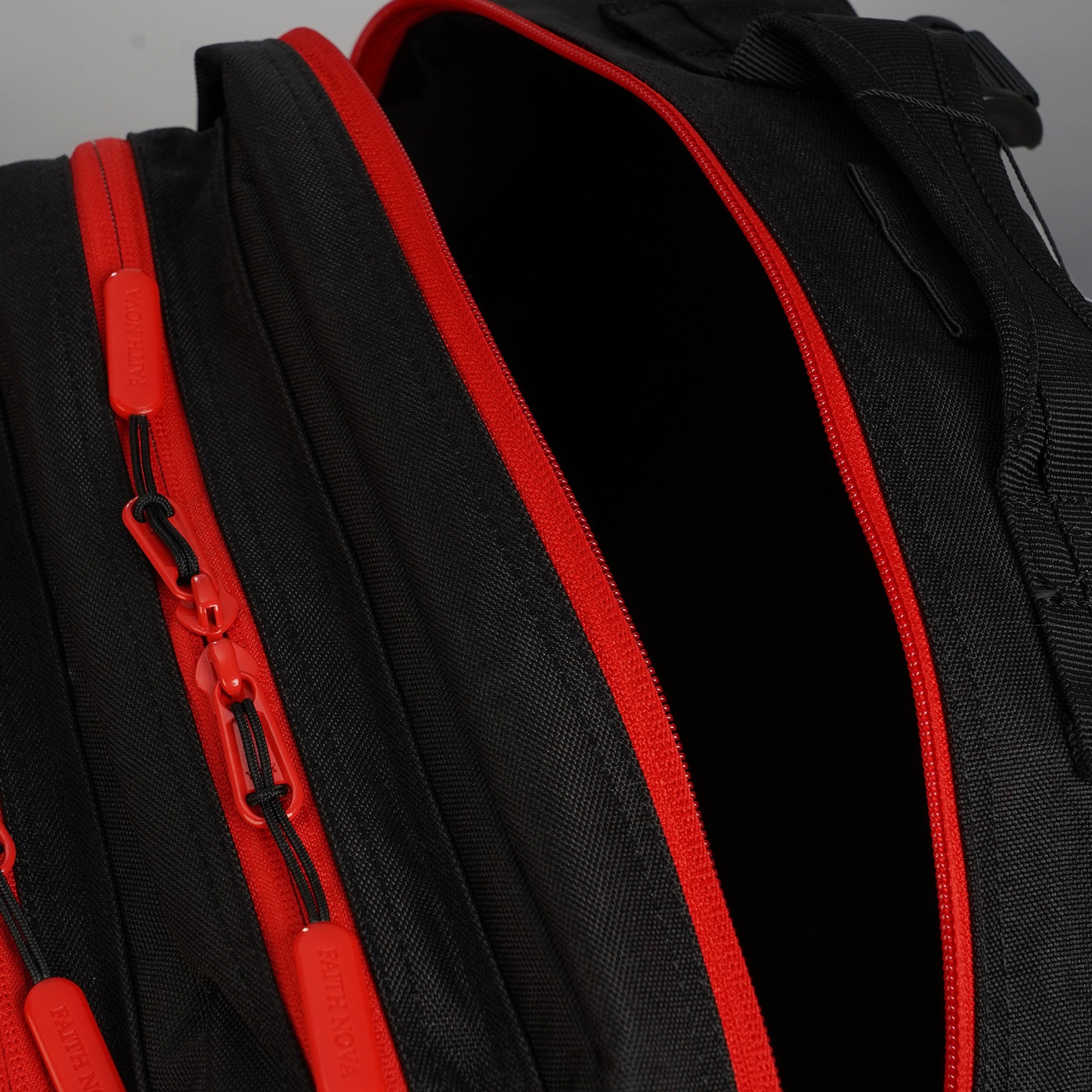 Faith-Inspired EDC Performance Backpack 35L - Black Red
