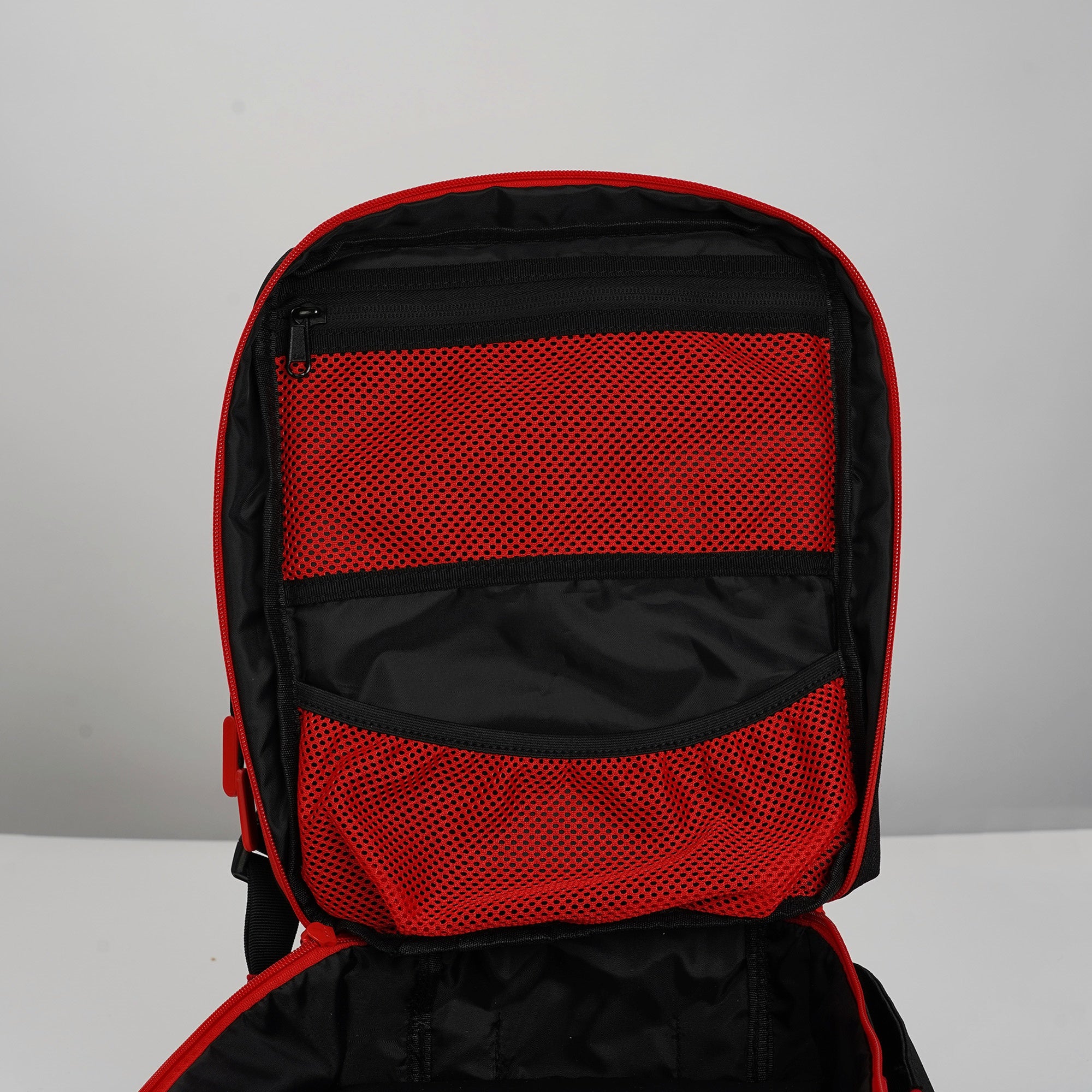 Faith-Inspired EDC Performance Backpack 25L - Black Red