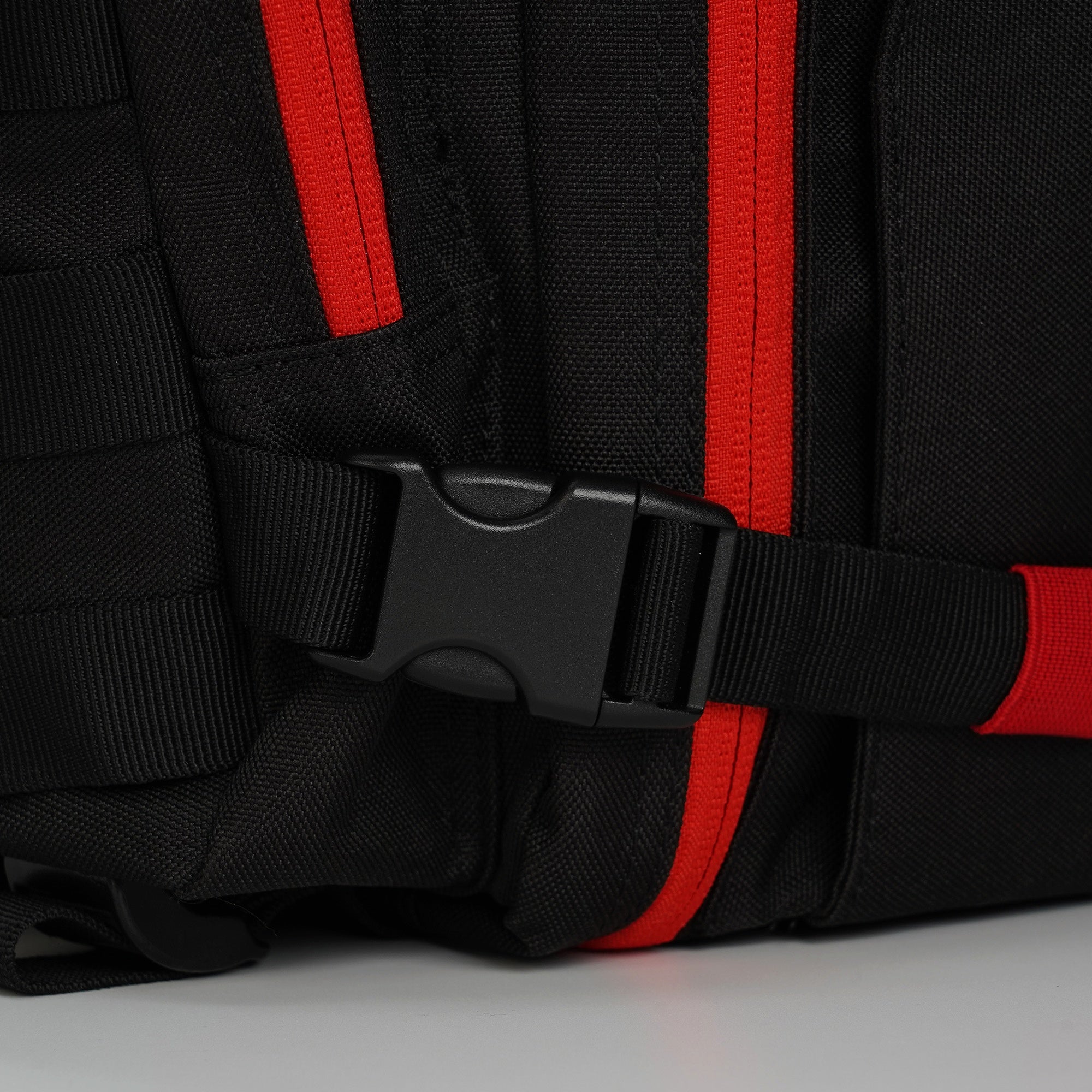 Faith-Inspired EDC Performance Backpack 25L - Black Red