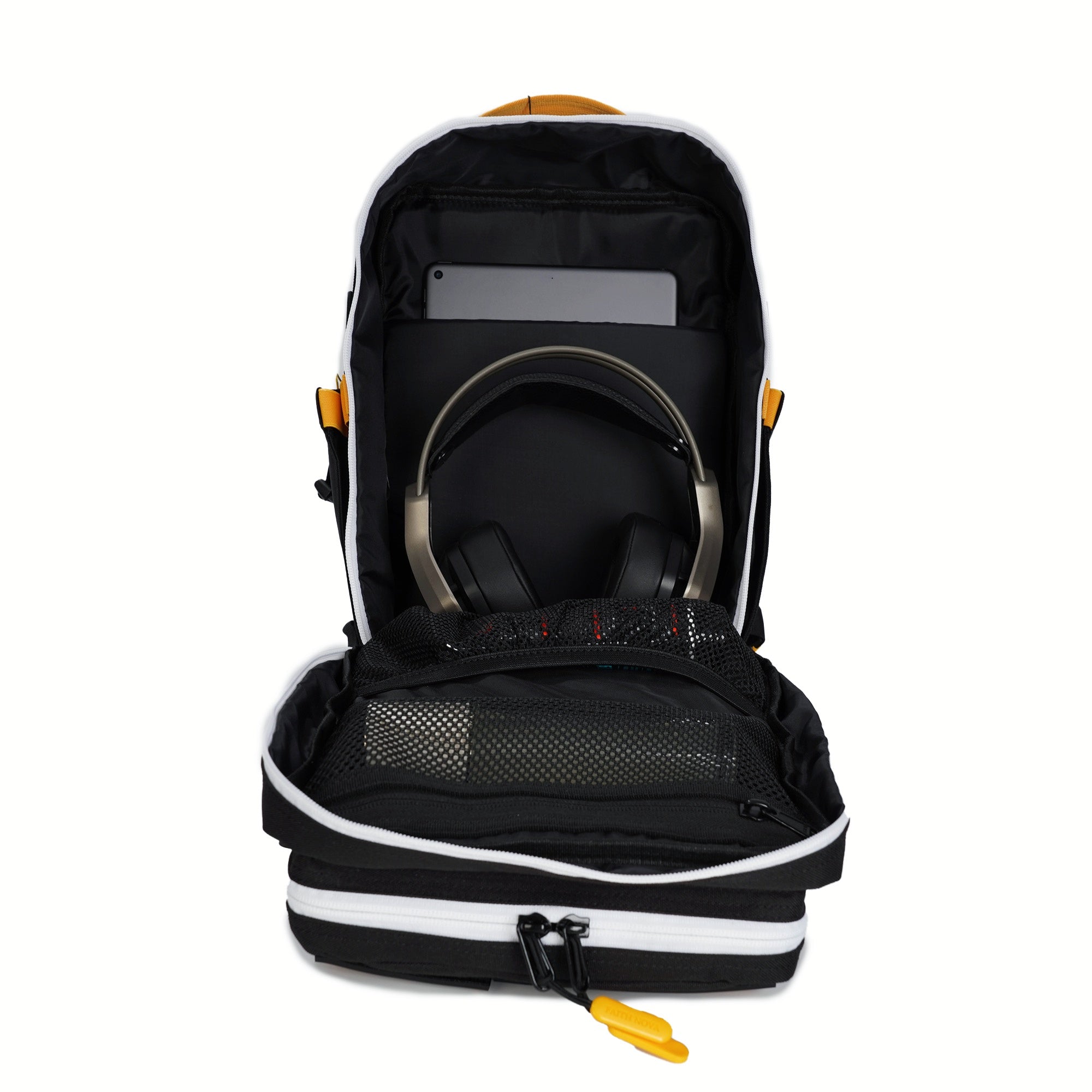 Faith-Inspired EDC Performance Backpack 15L - Black Orange