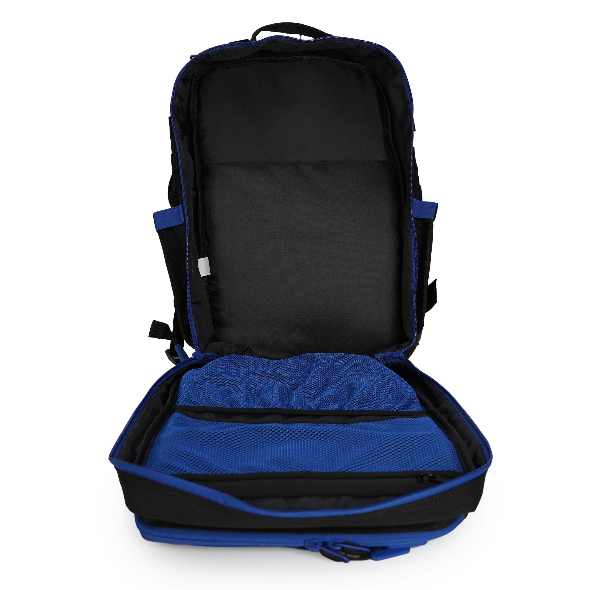 Faith-Inspired EDC Performance Backpack 35L - Black Blue
