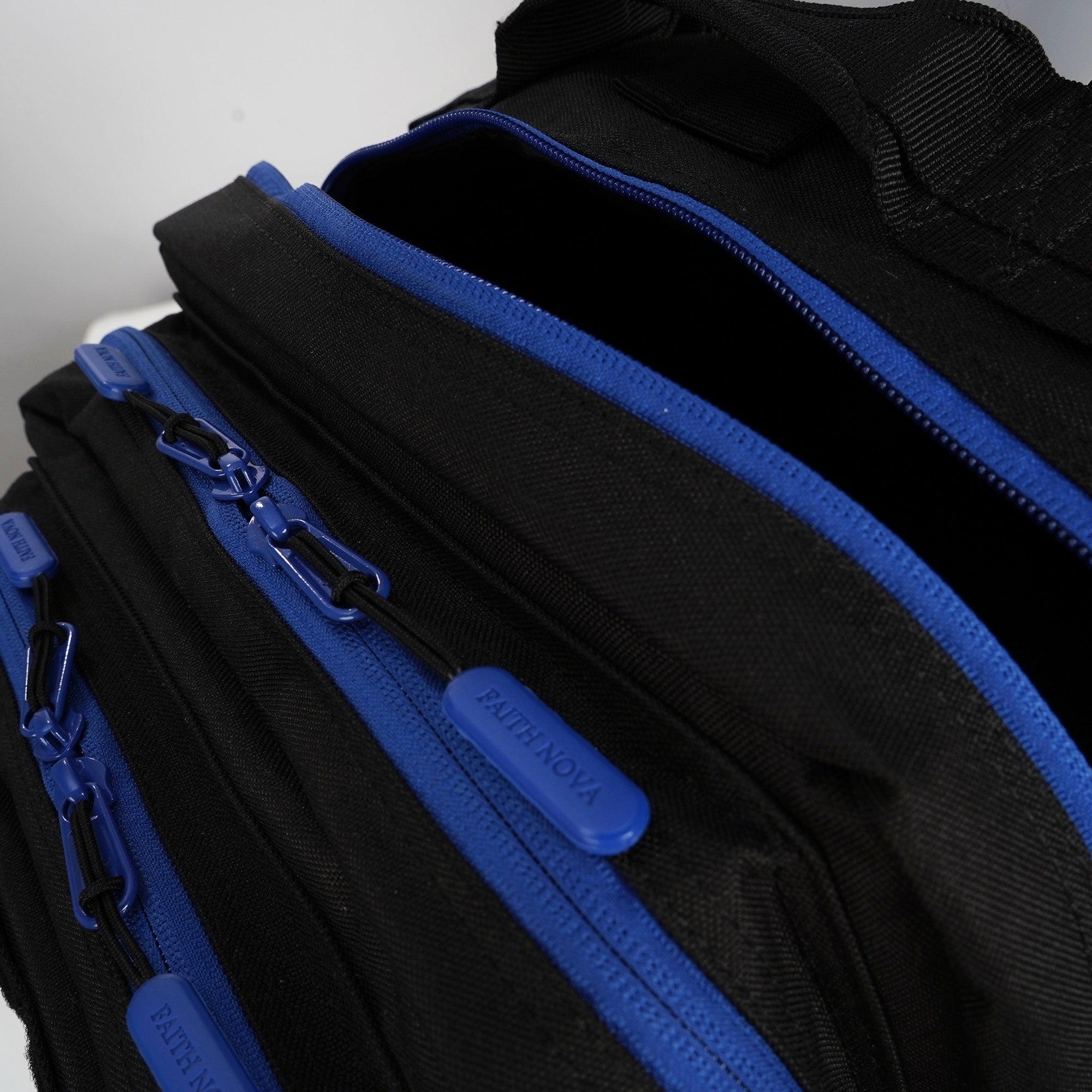 Faith-Inspired EDC Performance Backpack 35L - Black Blue