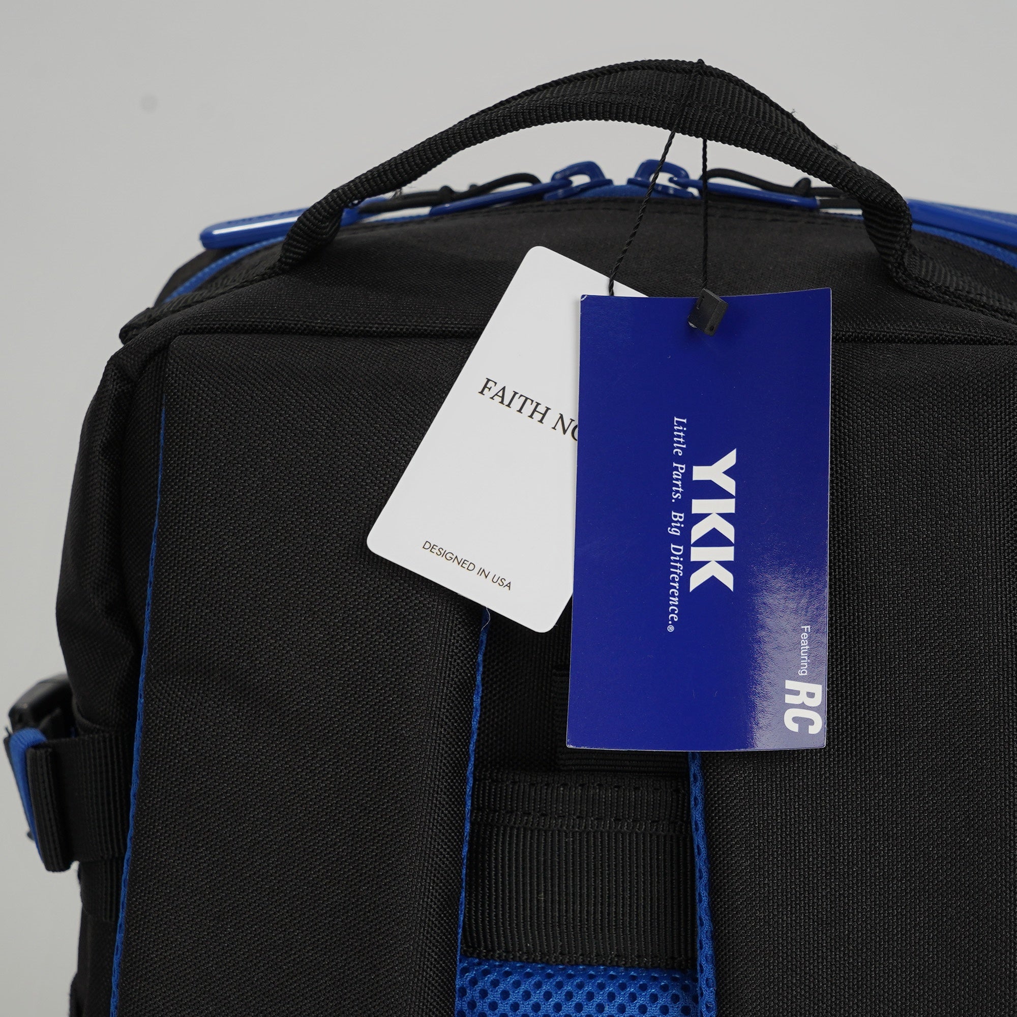 Faith-Inspired EDC Mini Backpack 9L - Black Blue