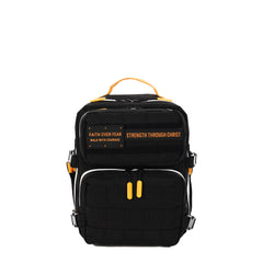 Faith-Inspired EDC Performance Backpack 15L - Black Orange