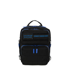 Faith-Inspired EDC Performance Backpack 15L - Black Blue