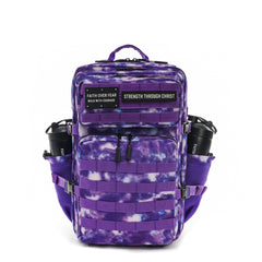 Mission 45L Backpack – Purple Camo/ Black Accent