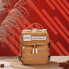 Faith-Inspired EDC Mini Backpack 9L - Toffee