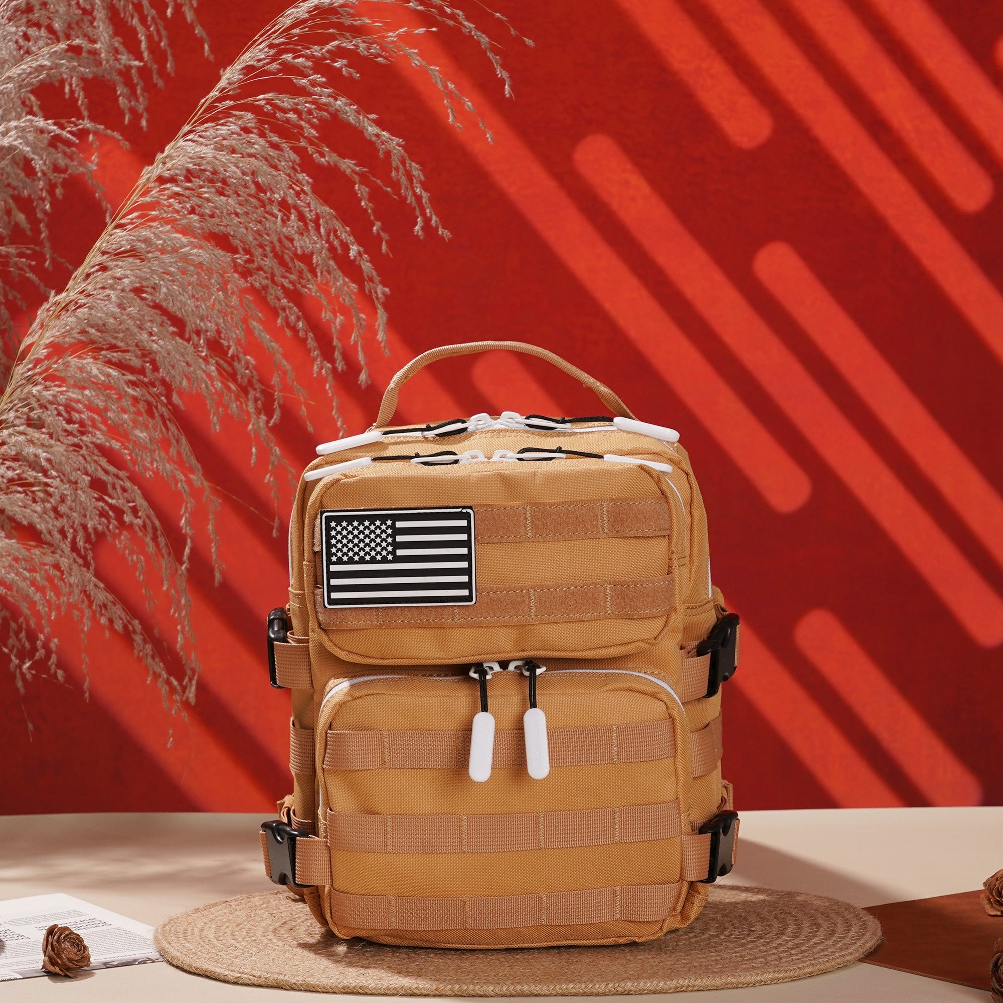 Faith-Inspired EDC Mini Backpack 9L - Toffee