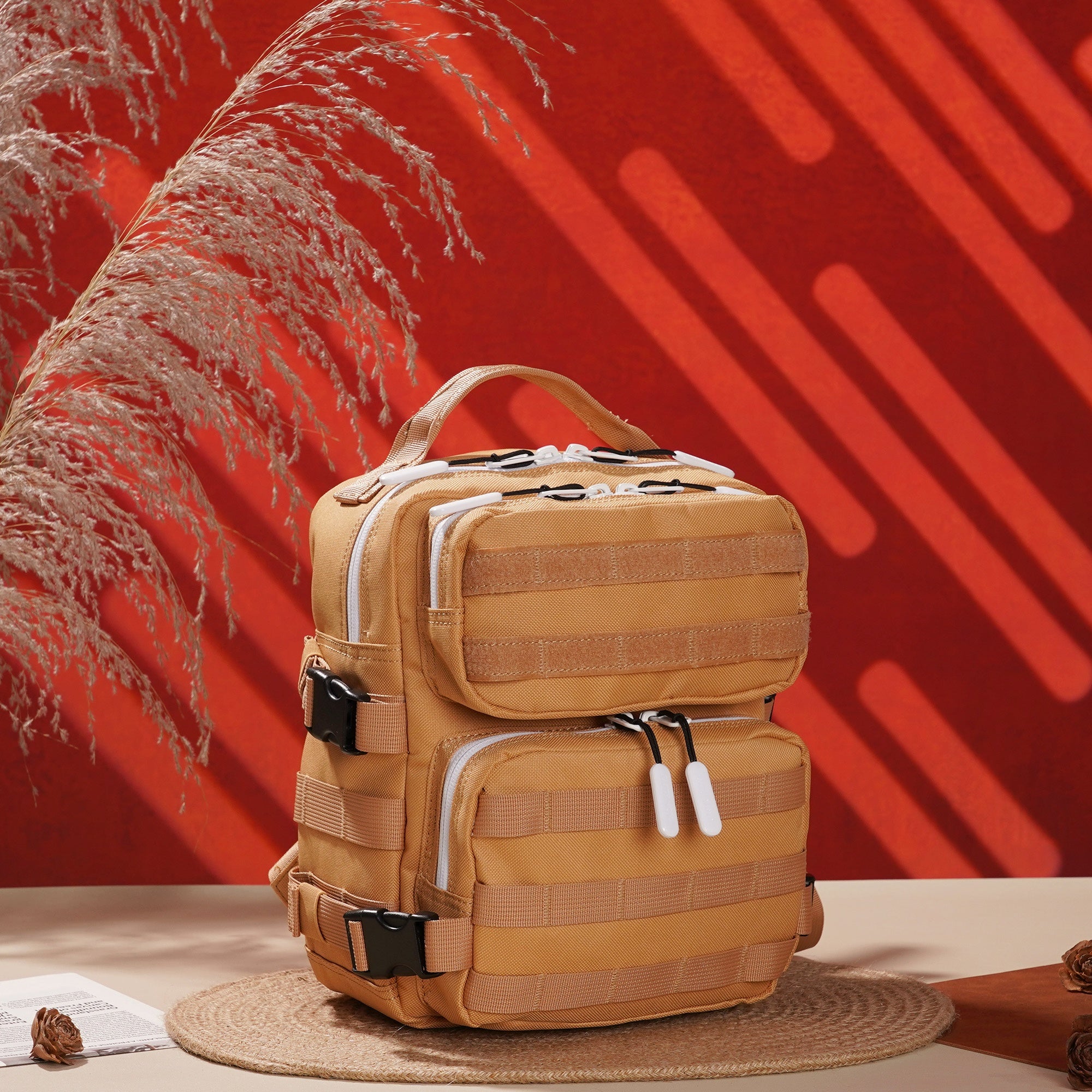 Faith-Inspired EDC Mini Backpack 9L - Toffee