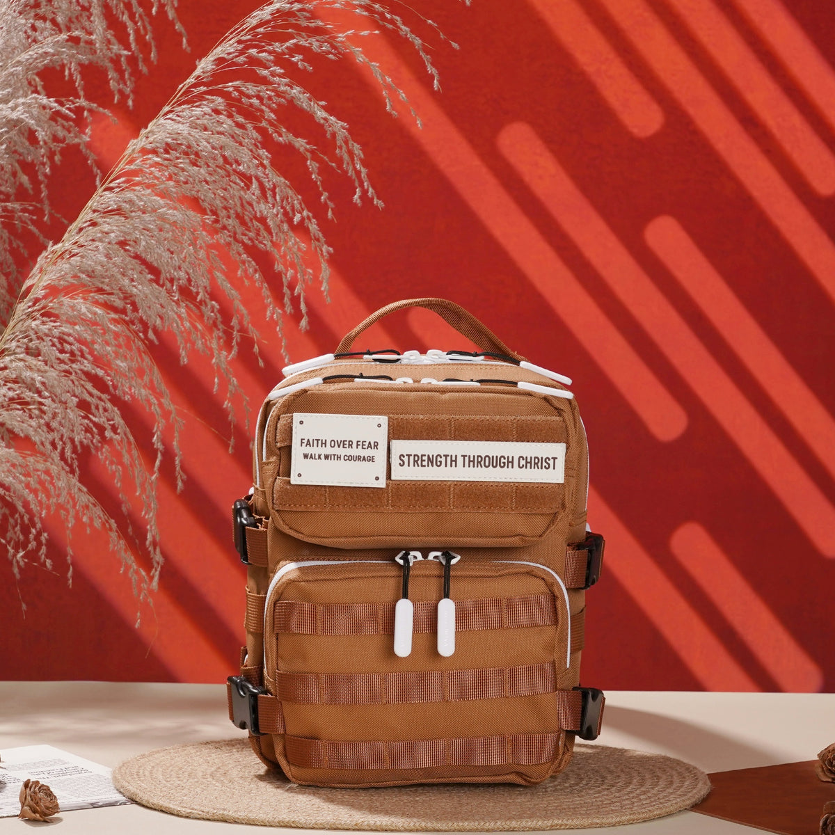 Faith-Inspired EDC Mini Backpack 9L - Cocoa