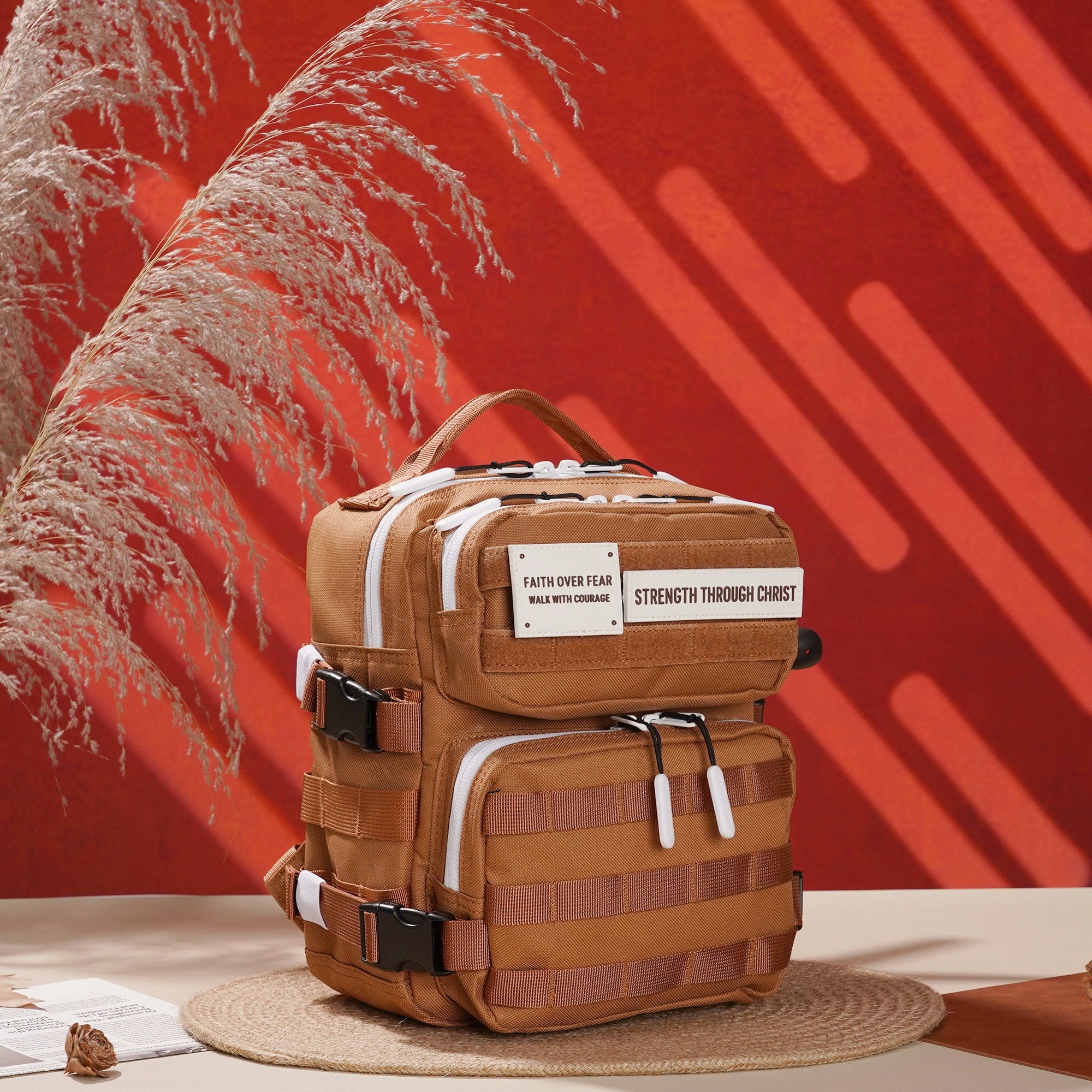 Faith-Inspired EDC Mini Backpack 9L - Cocoa