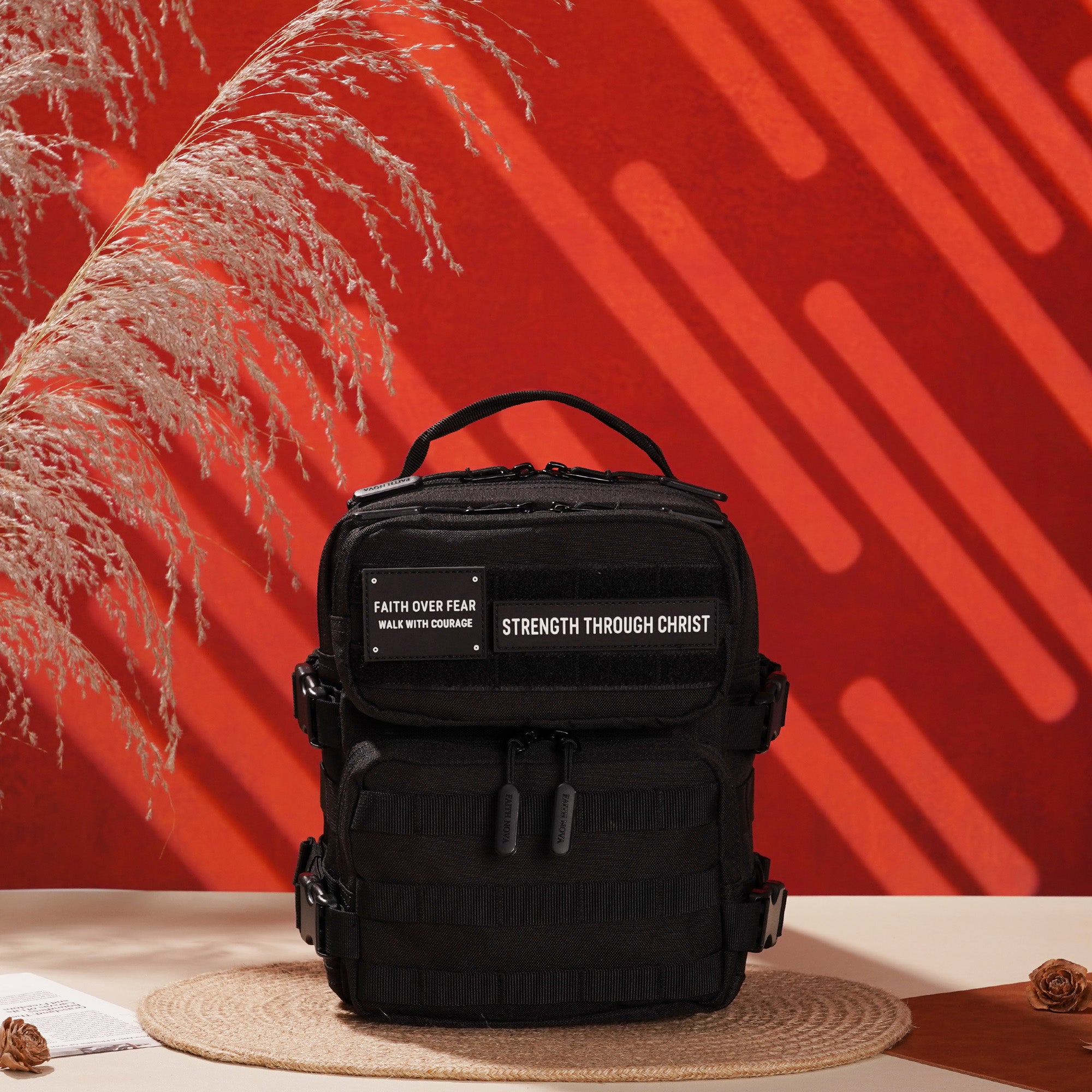 Faith-Inspired EDC Mini Backpack 9L - Black