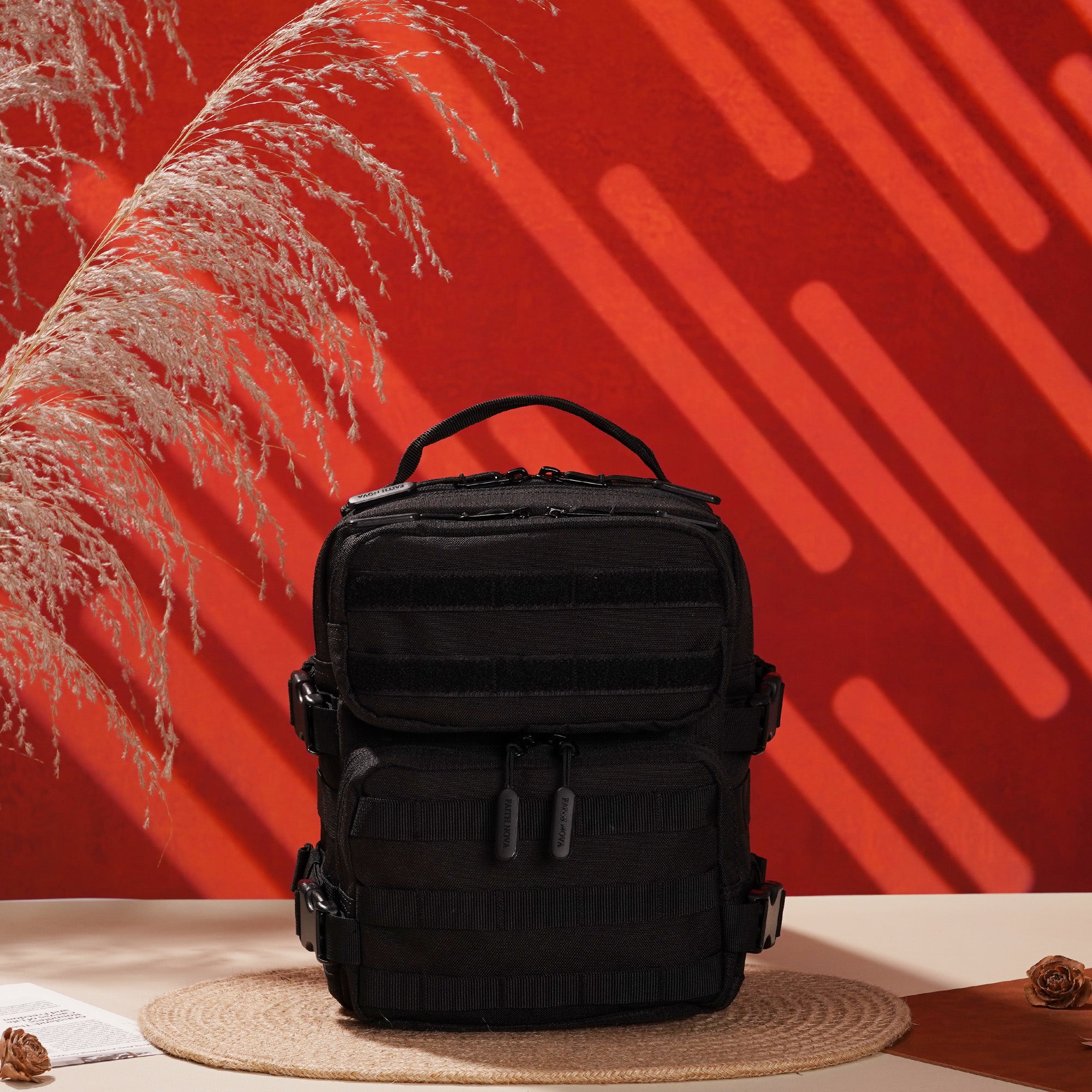 Faith-Inspired EDC Mini Backpack 9L - Black