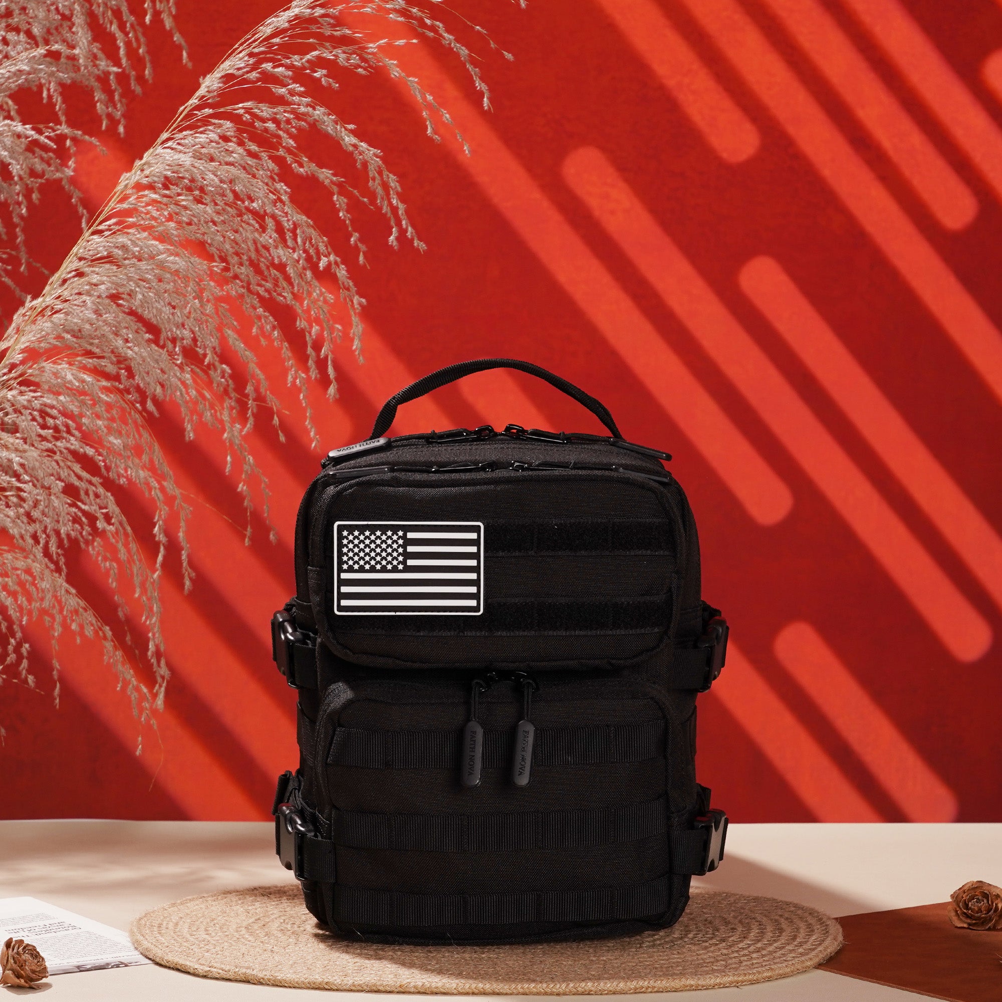 Faith-Inspired EDC Mini Backpack 9L - Black