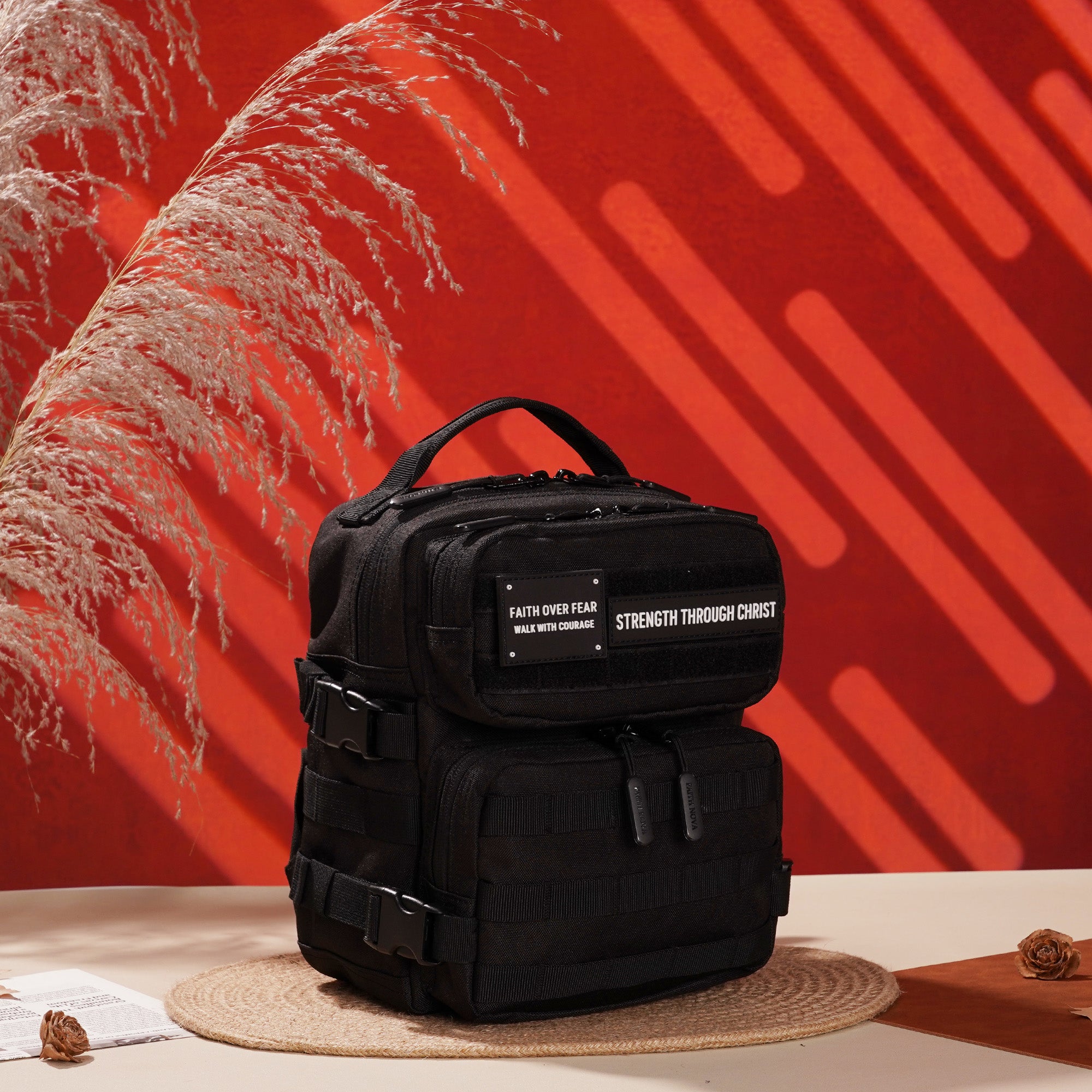 Faith-Inspired EDC Mini Backpack 9L - Black