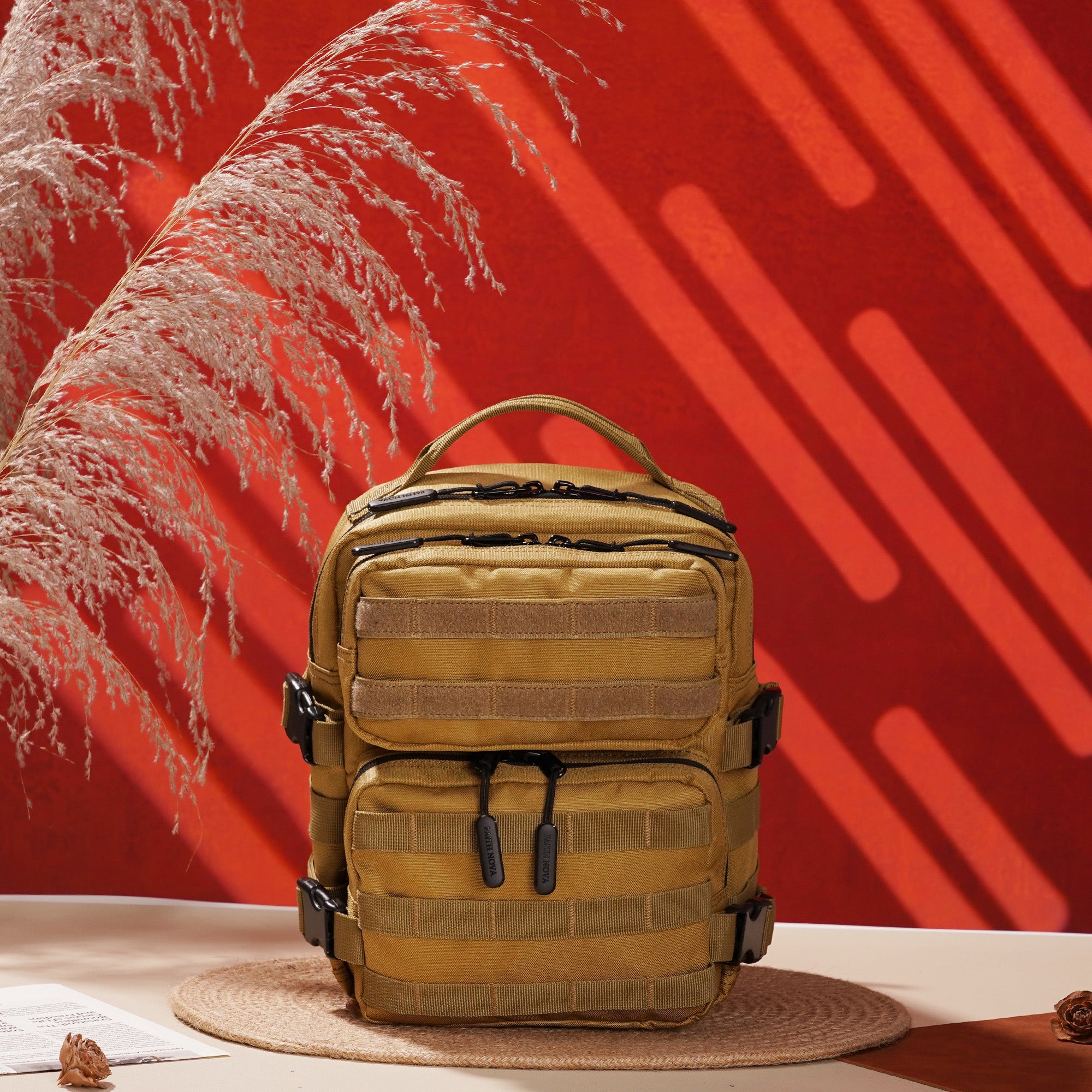 Faith-Inspired EDC Mini Backpack 9L - Khaki