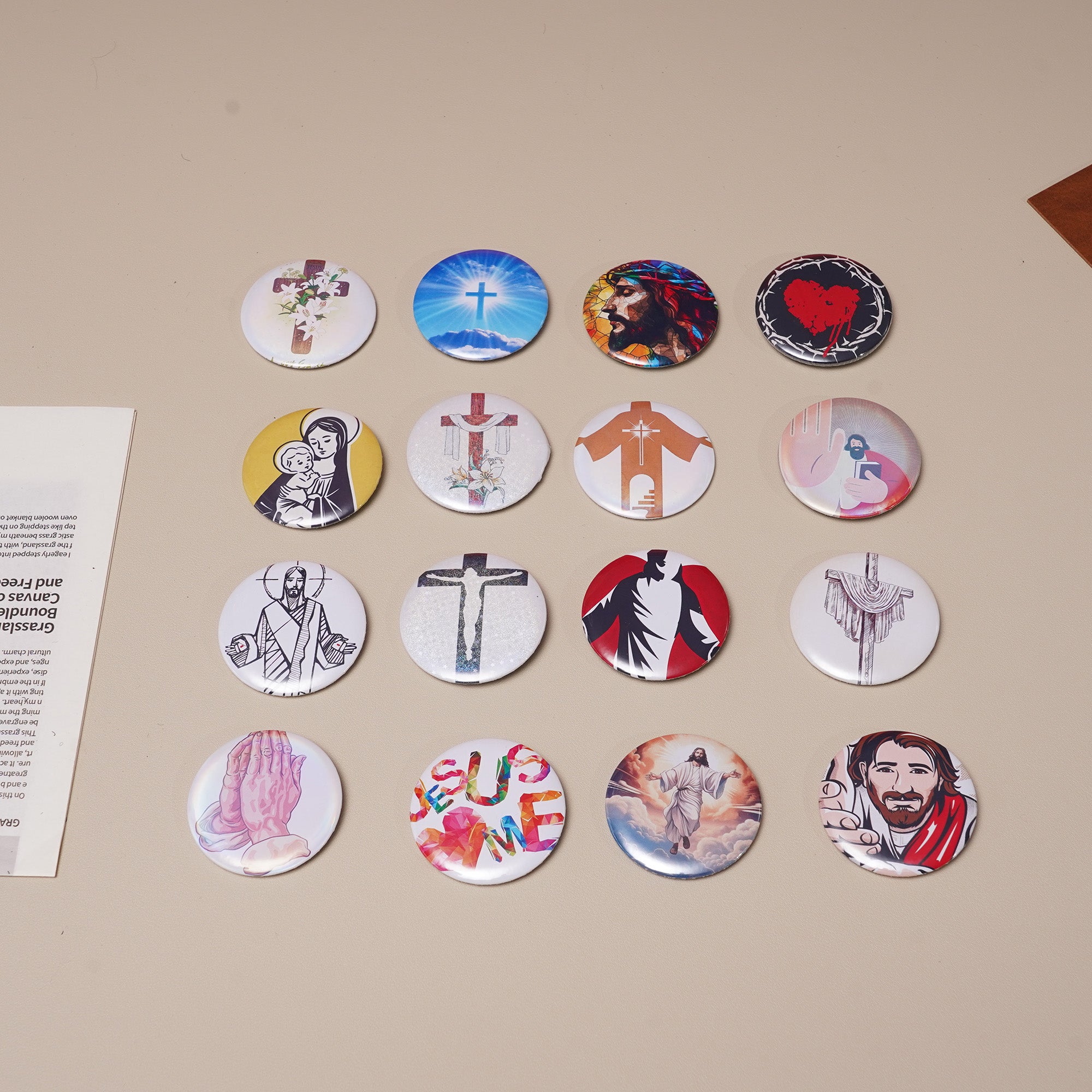 Faith Badge Collection - 16 PCS