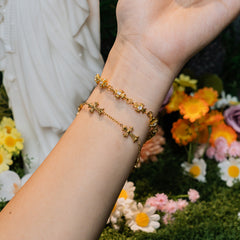 Christian Cross Chain Bracelet – Faith & Devotion Jewelry for Everyday Grace