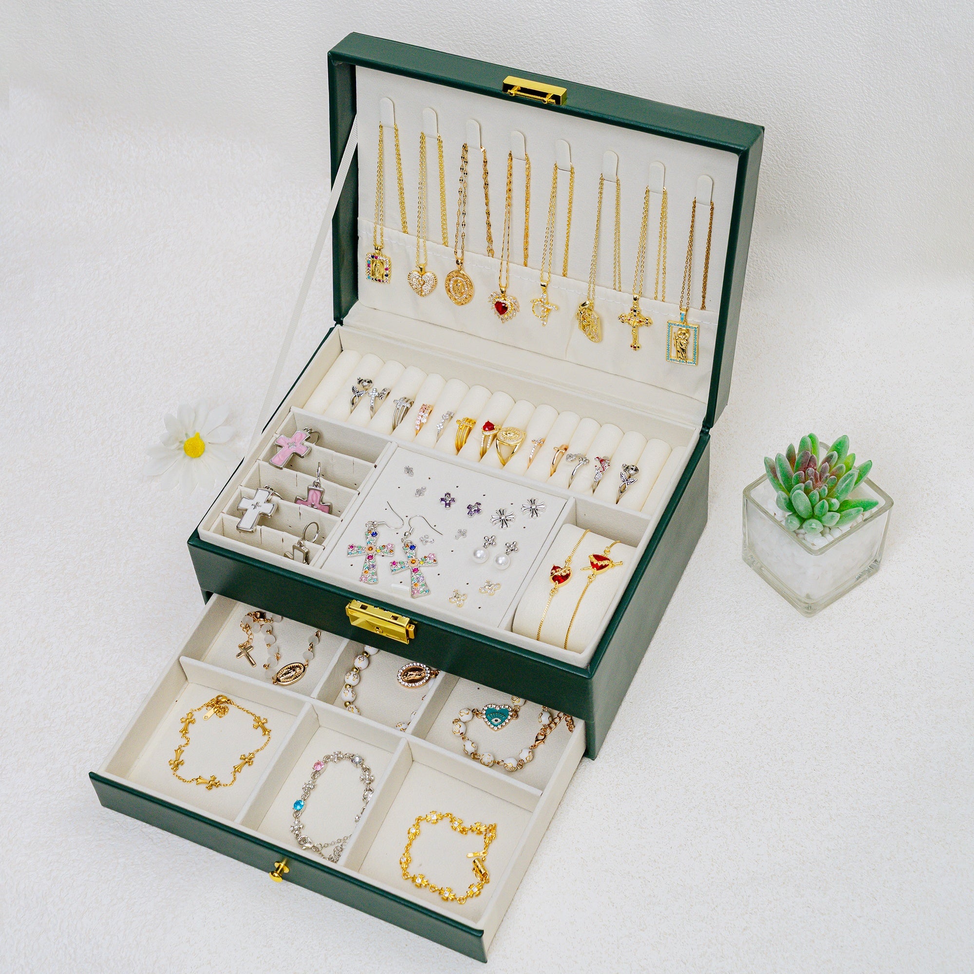 Best Seller🔥2025 Holiday Christian Jewelry Gift Box (Includes 30 jewelry pieces – Only $6.6 per piece!)
