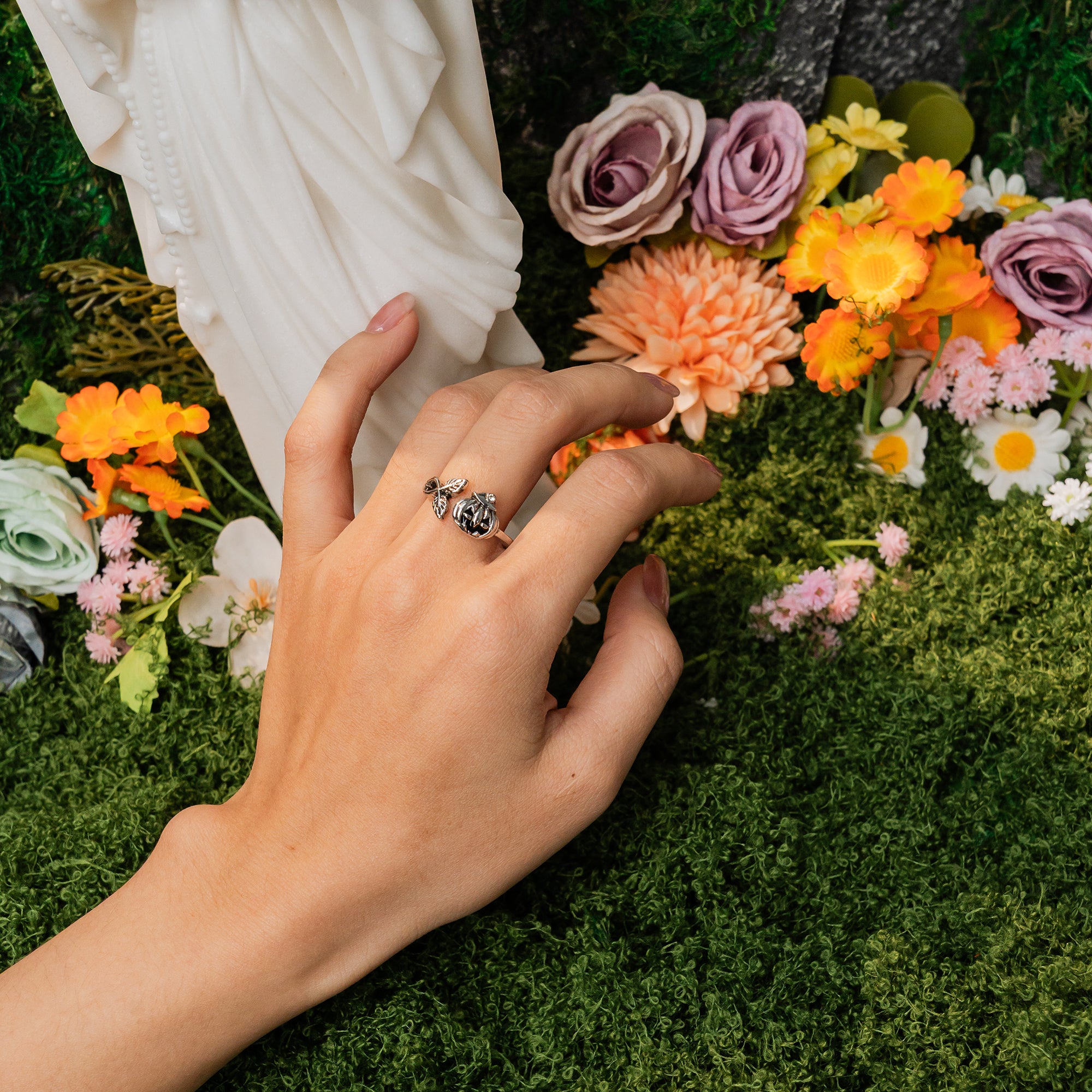 Faithful Harvest Ring – Silver-Toned Gratitude & Renewal Christian Jewelry