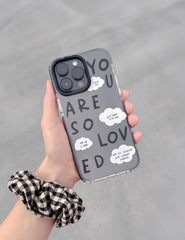 Black You Are So Loved Phone Case