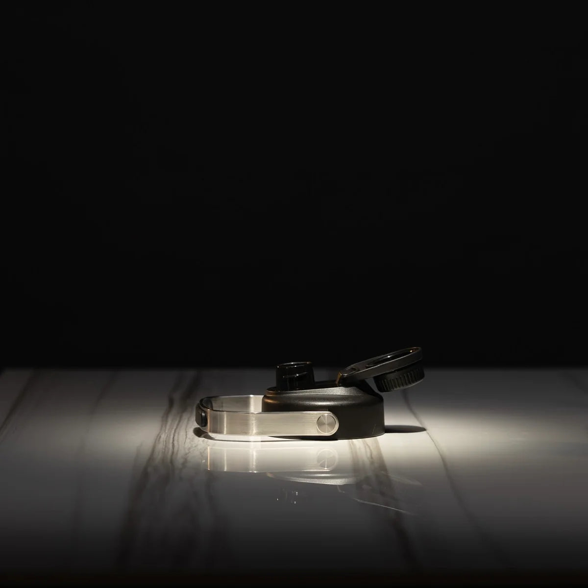 64OZ FLASK BLACK PINK LETTERS