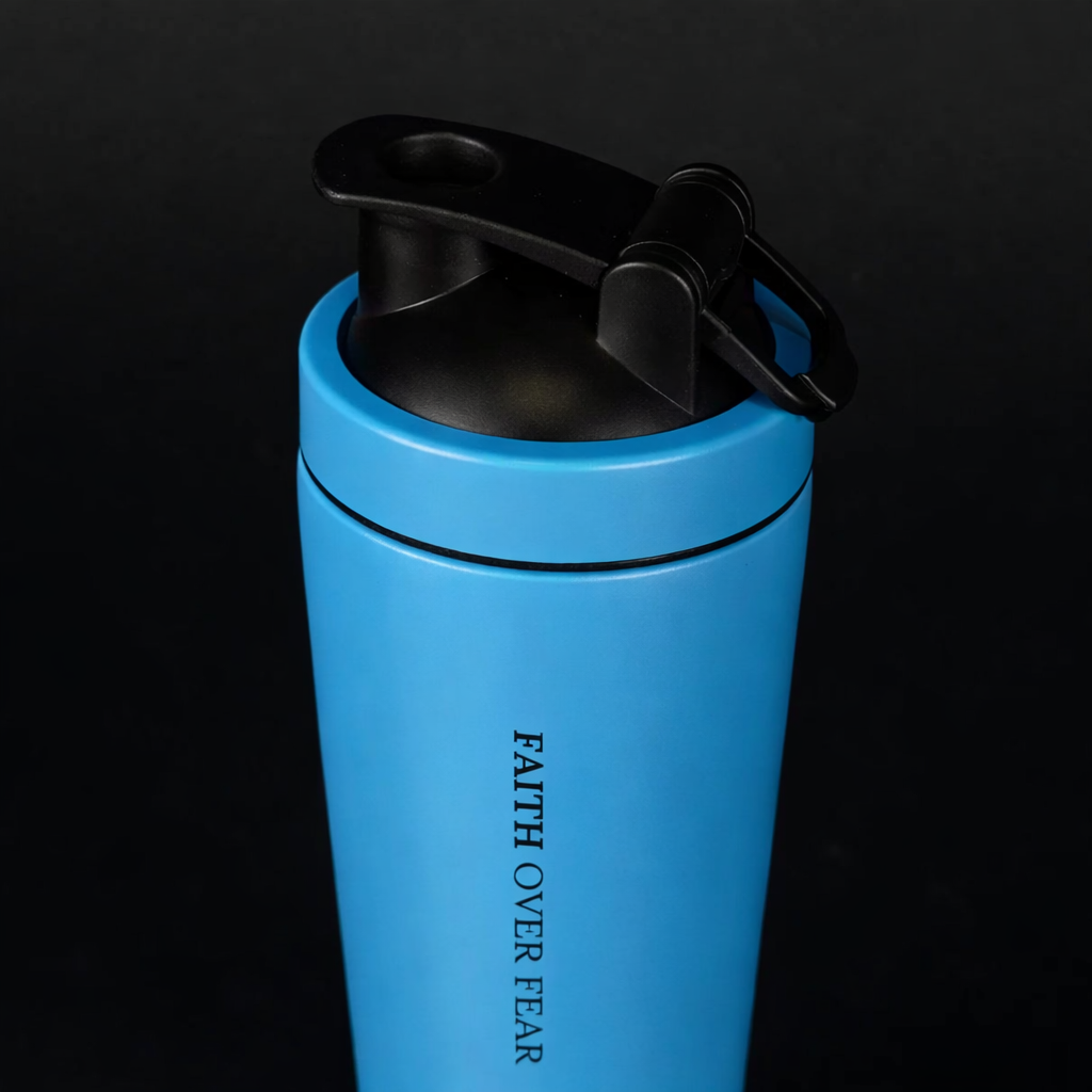 24oz Stainless Steel Faith Nova Deep Blue Shaker