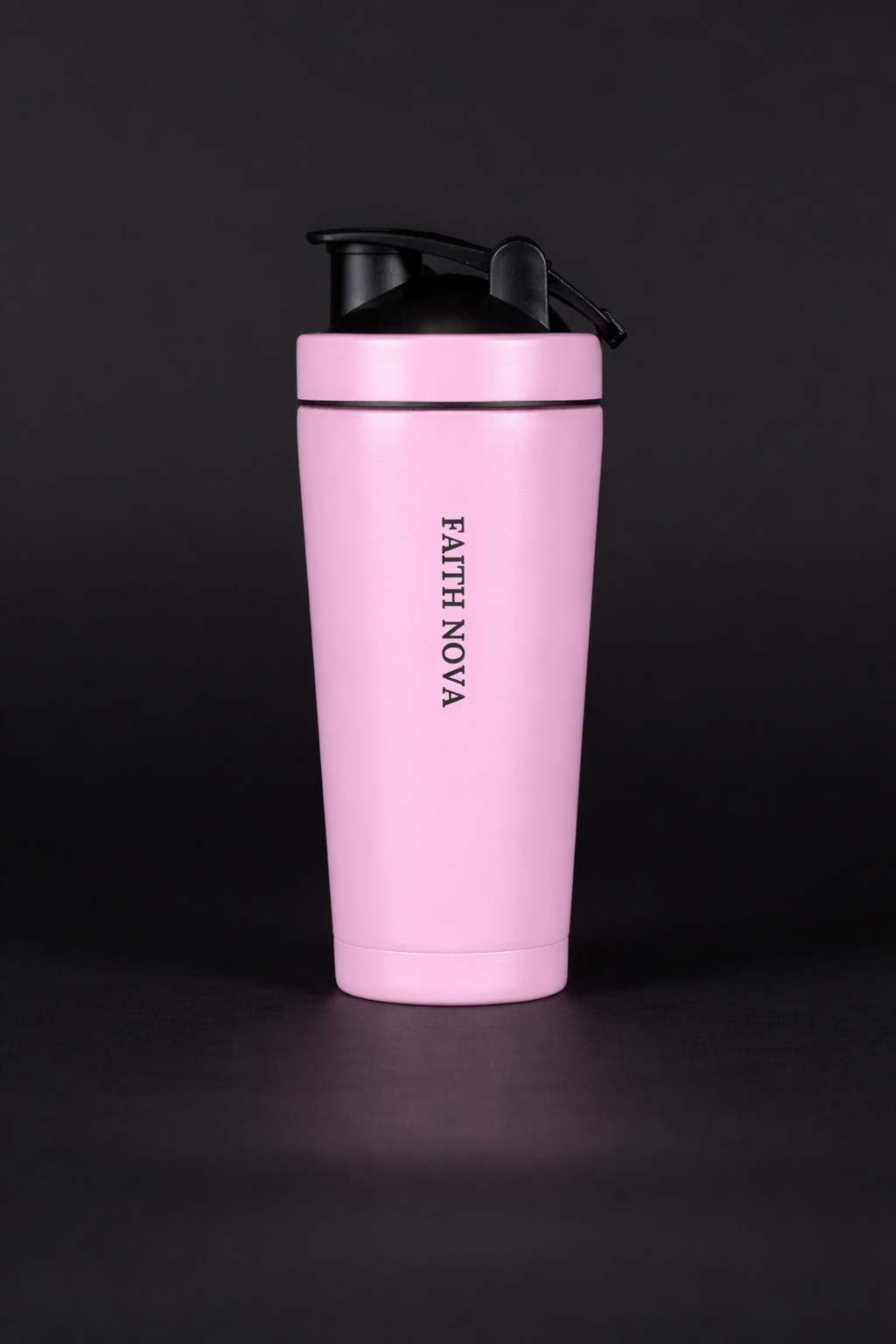 24oz Stainless Steel Faith Nova Neon Pink Shaker