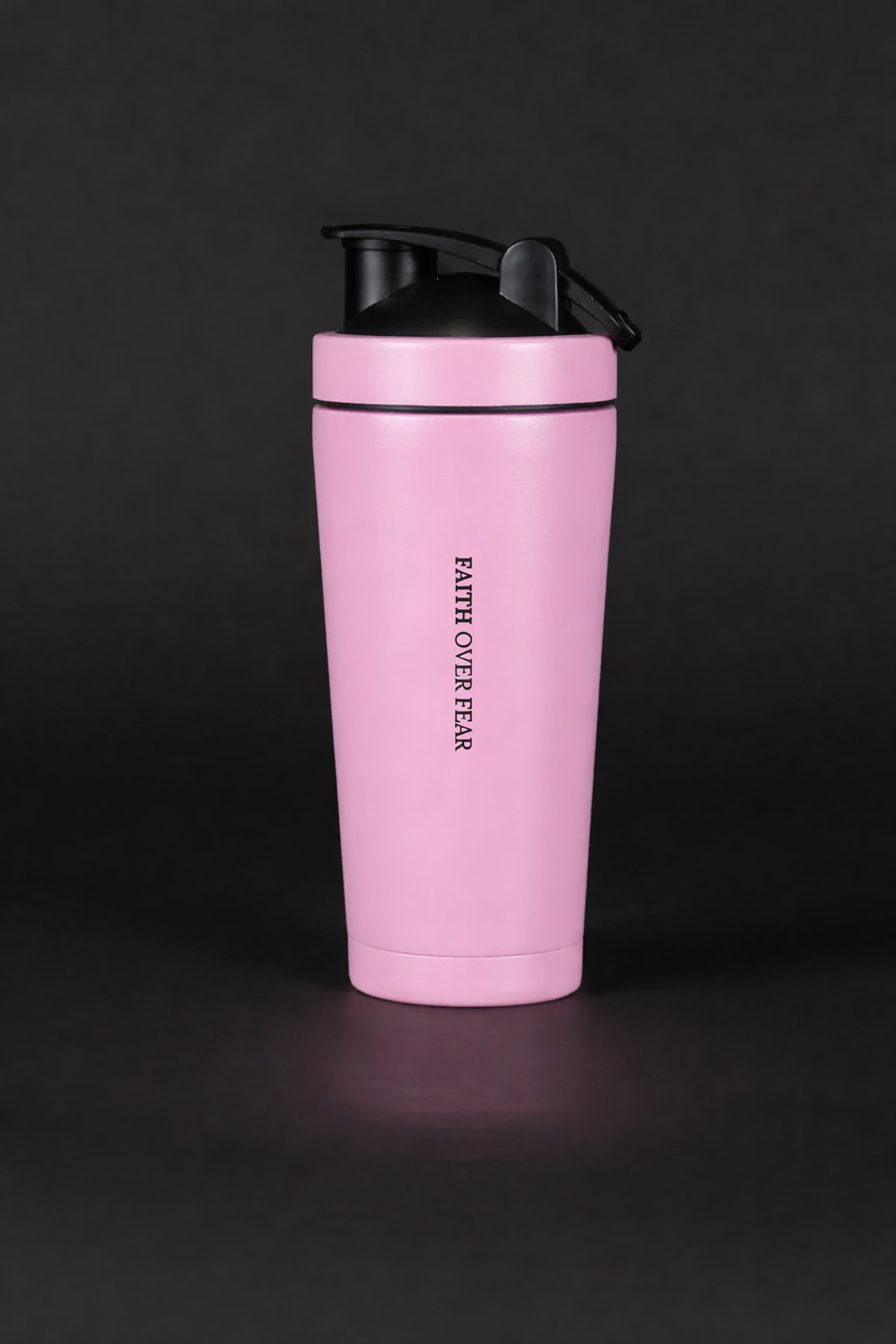 24oz Stainless Steel Faith Nova Neon Pink Shaker