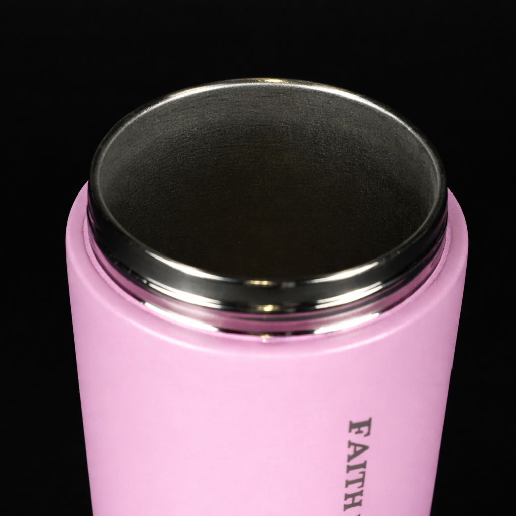 24oz Stainless Steel Faith Nova Neon Pink Shaker