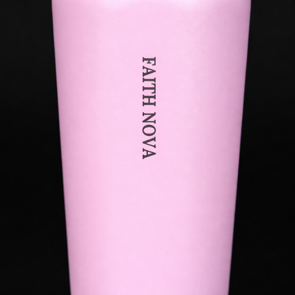 24oz Stainless Steel Faith Nova Neon Pink Shaker