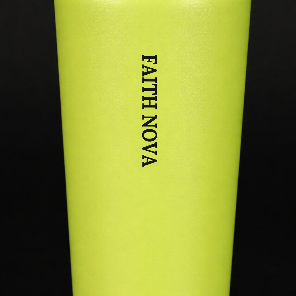 24oz Stainless Steel Faith Nova Green Shaker