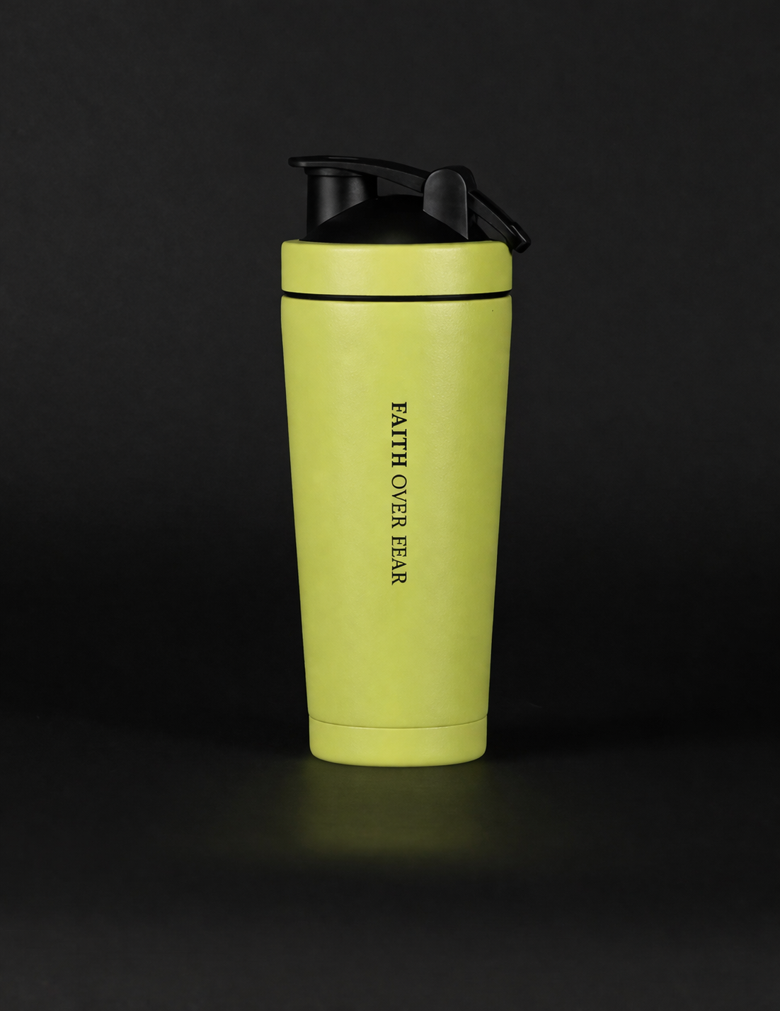 24oz Stainless Steel Faith Nova Green Shaker
