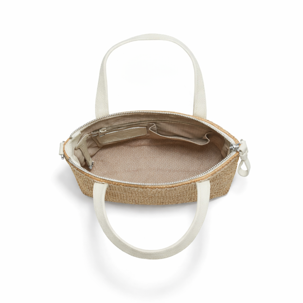 Everything Will Be Okay Print Christian Faith Straw Crossbody Tote Bag